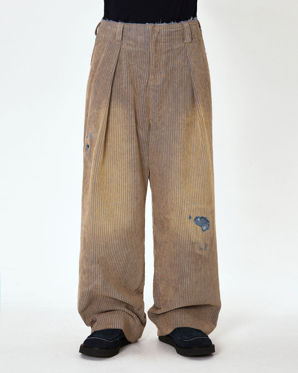 Ader Error - Carid aging trousers (Beige) product image 2 | TRAB K-Fashion Australia