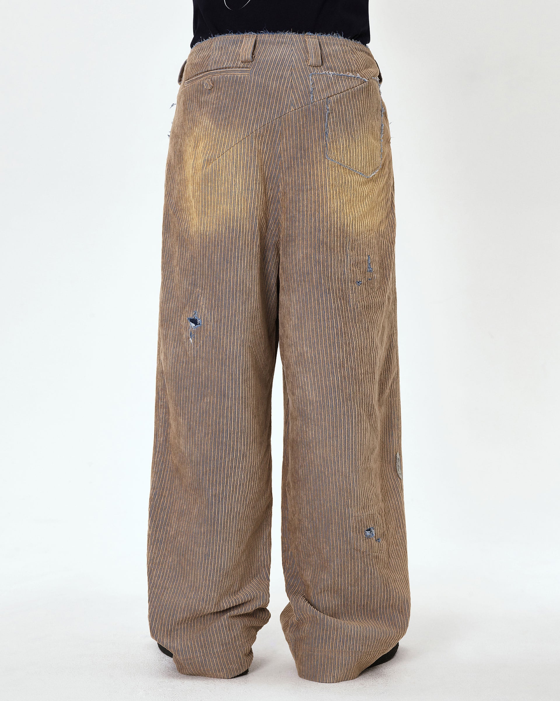 Ader Error - Carid aging trousers (Beige) product image 4 | TRAB K-Fashion Australia