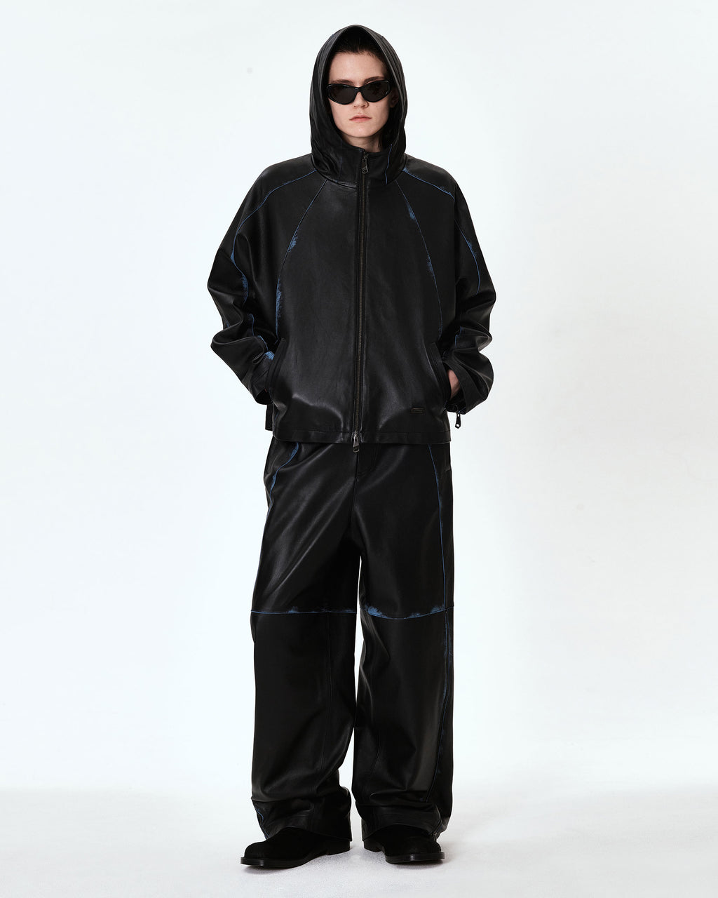 Ader Error - Burnid trousers (Noir) product image 1 | TRAB K-Fashion Australia