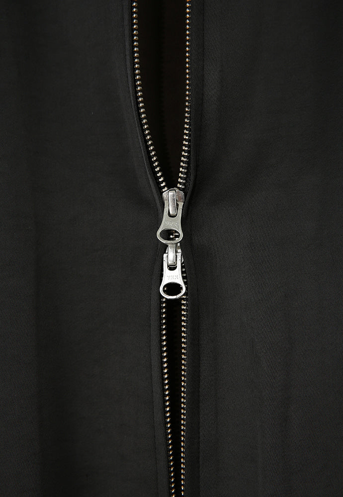 Tonywack - Super Fine Rayon Satin Zip Blouson (Black) product image 11 | TRAB K-Fashion Australia