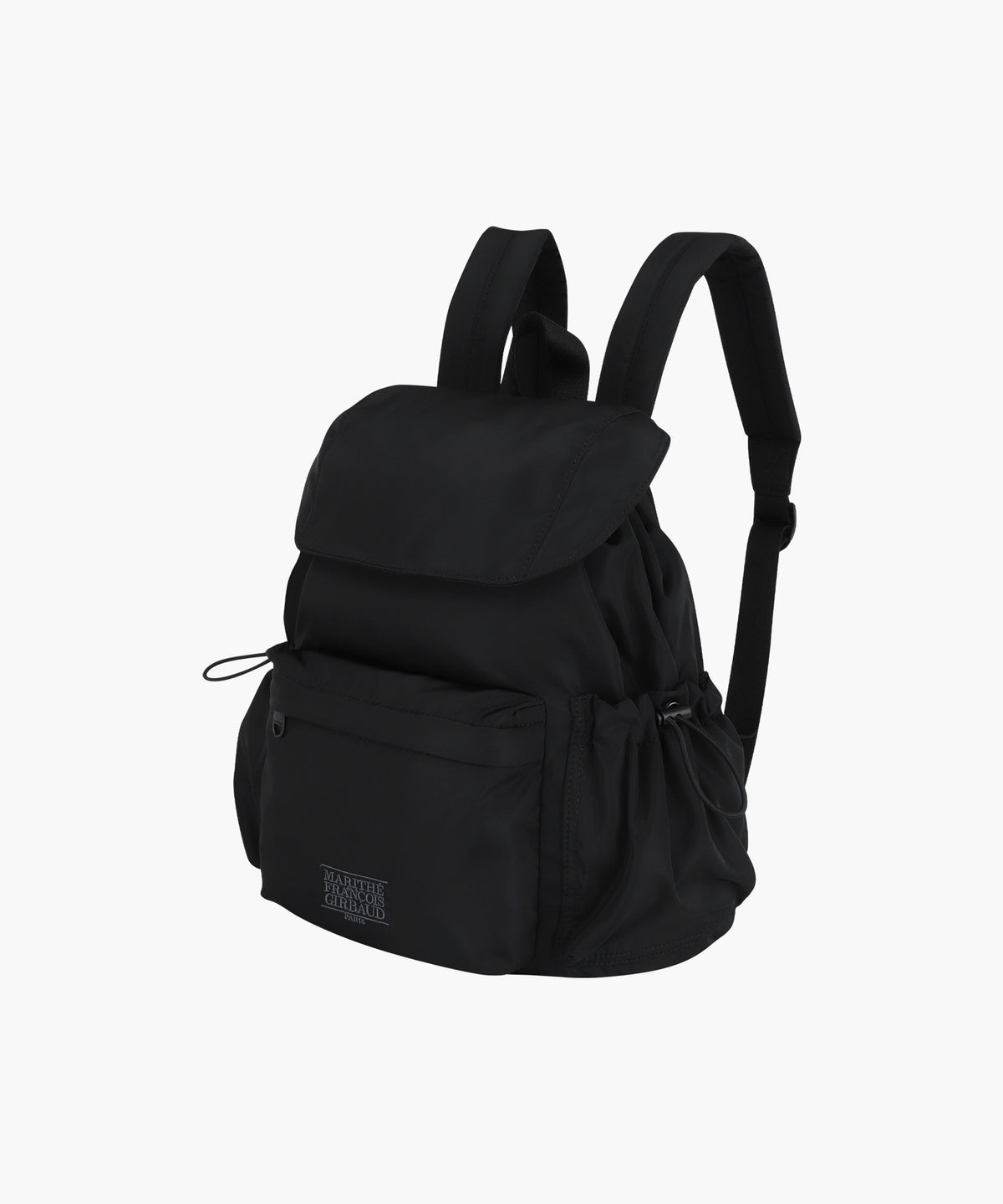 Marithe & Francois Girbaud - Classic Logo Flap Backpack (Black) product image 2 | TRAB K-Fashion Australia