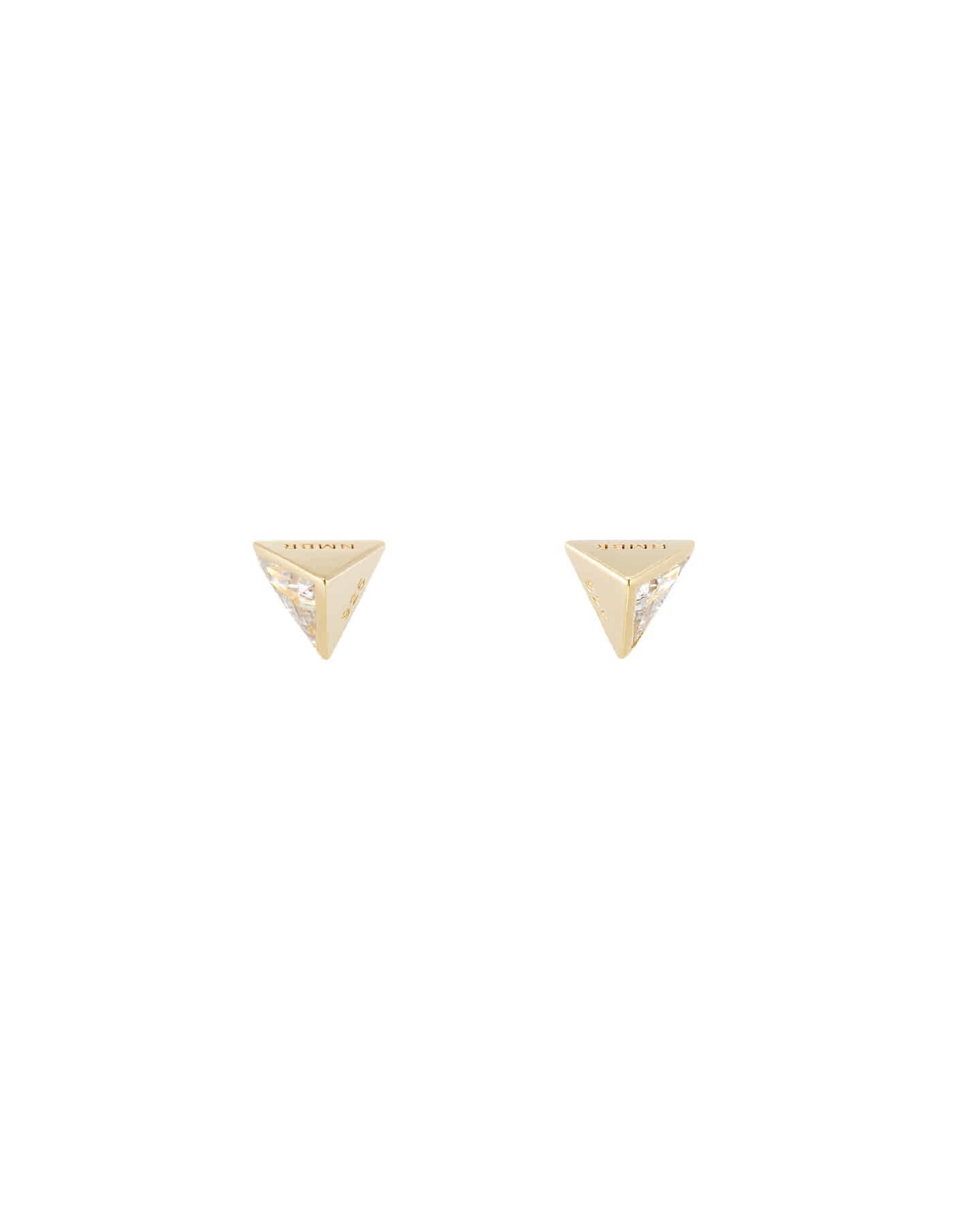 Numbering - Triangle Stud Earrings #3193 product image 4 | TRAB K-Fashion Australia