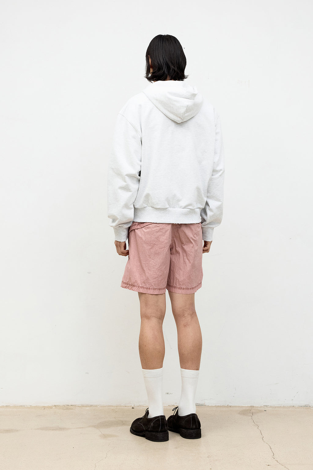 Coor - Damage Point Natural Hooded Zip-Up (Melange Gray) product image 4 | TRAB K-Fashion Australia