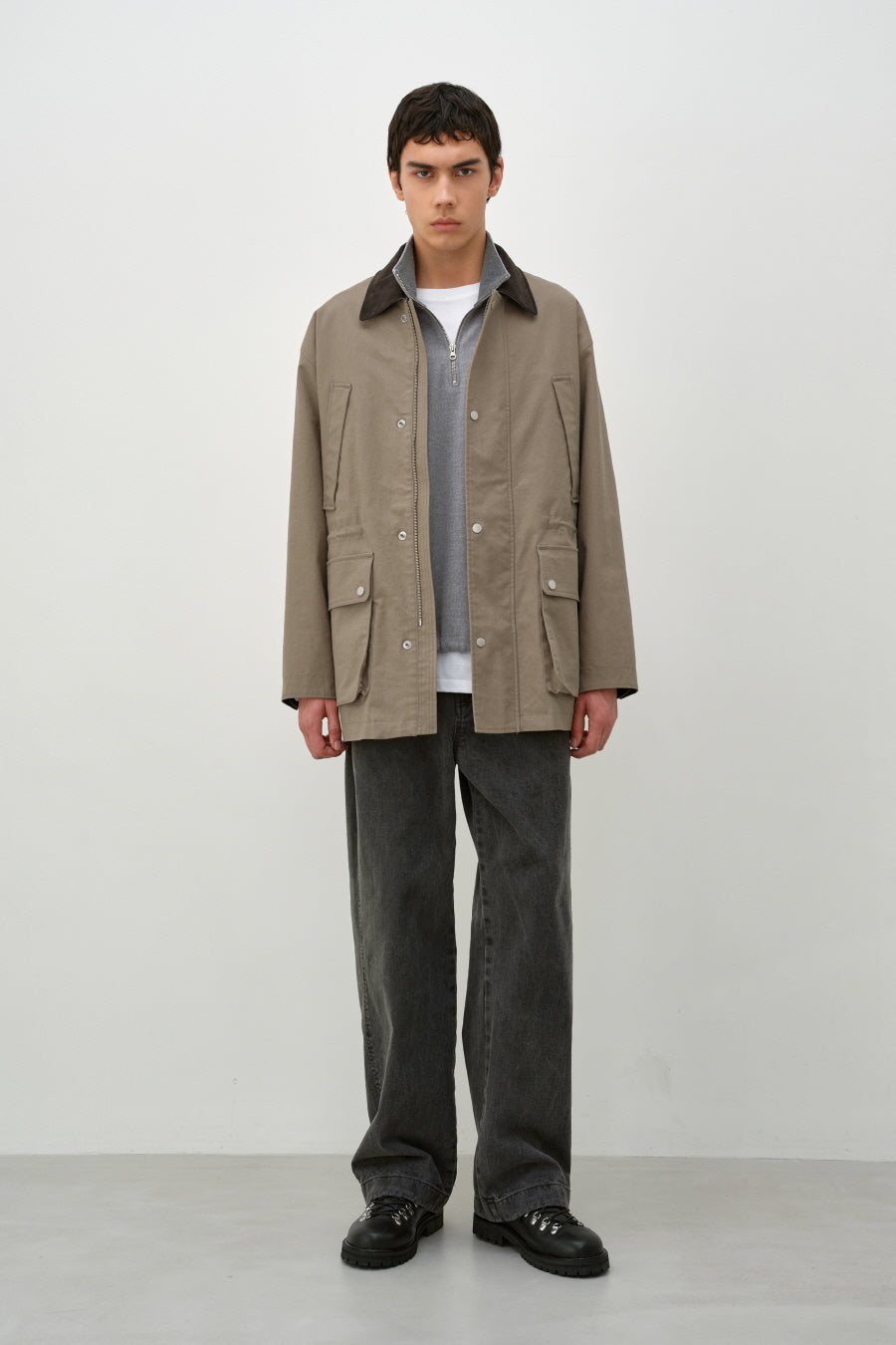 Insilence - Safari Jacket (Beige) product image 3 | TRAB K-Fashion Australia