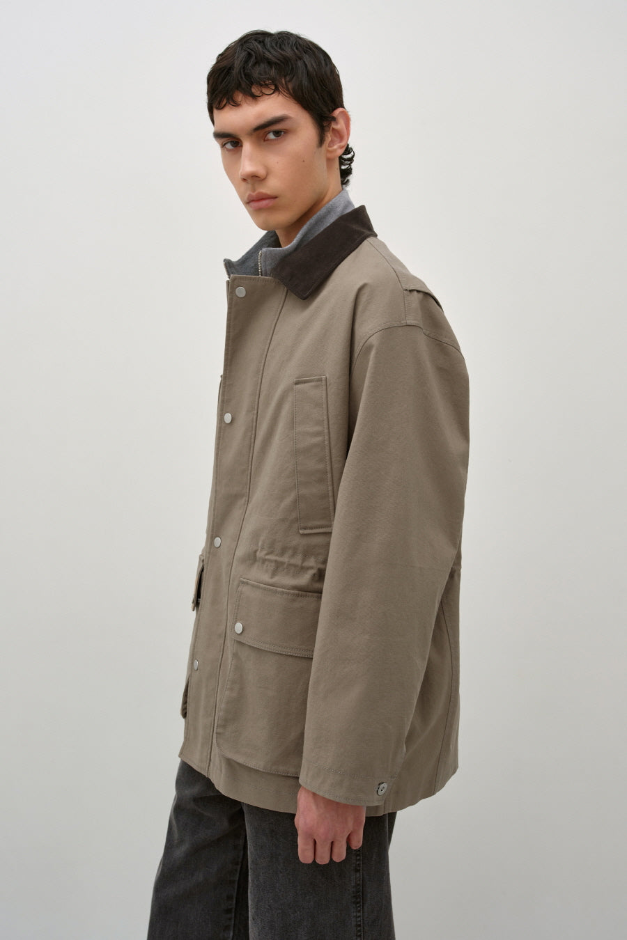 Insilence - Safari Jacket (Beige) product image 2 | TRAB K-Fashion Australia