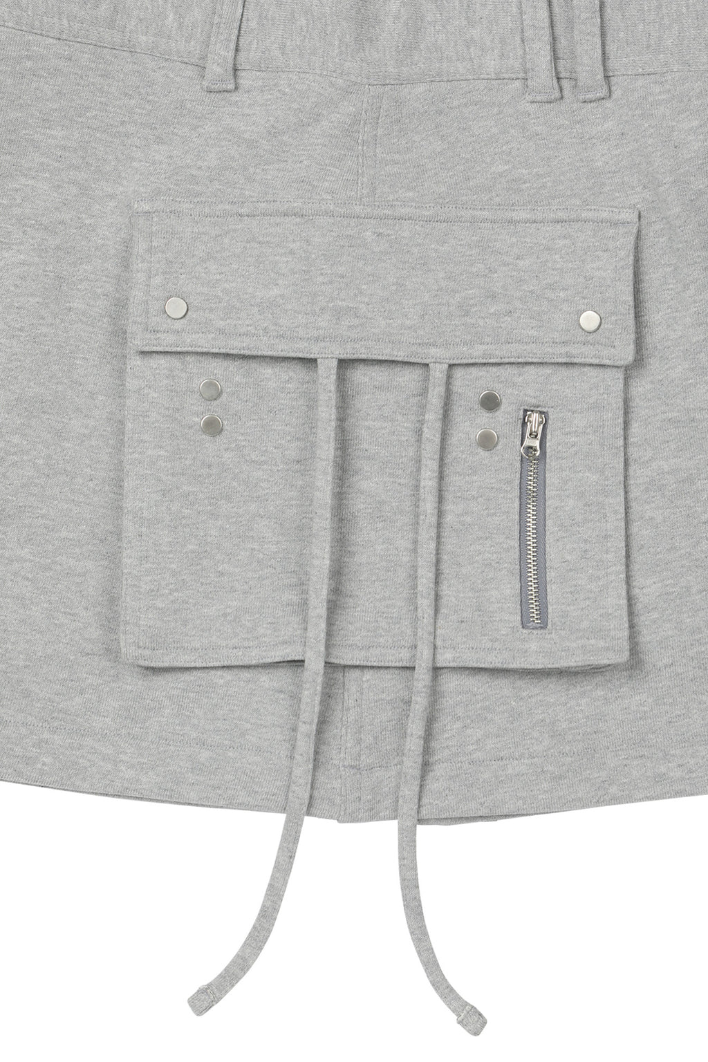 Deinet - Jersey Mini Skirt (Melange Grey) product image 12 | TRAB K-Fashion Australia