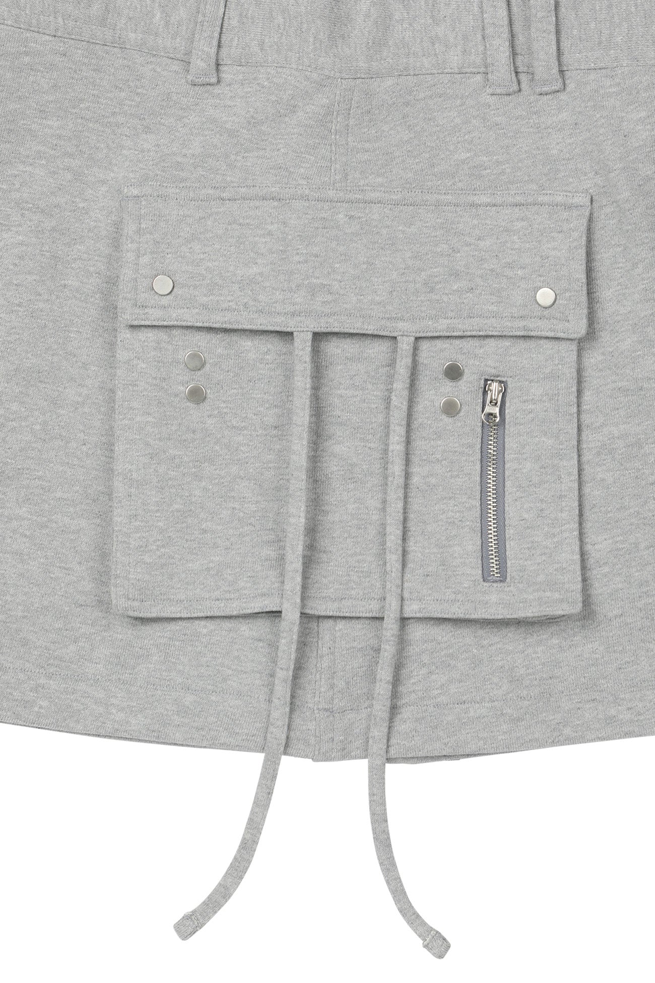 Deinet - Jersey Mini Skirt (Melange Grey) product image 12 | TRAB K-Fashion Australia