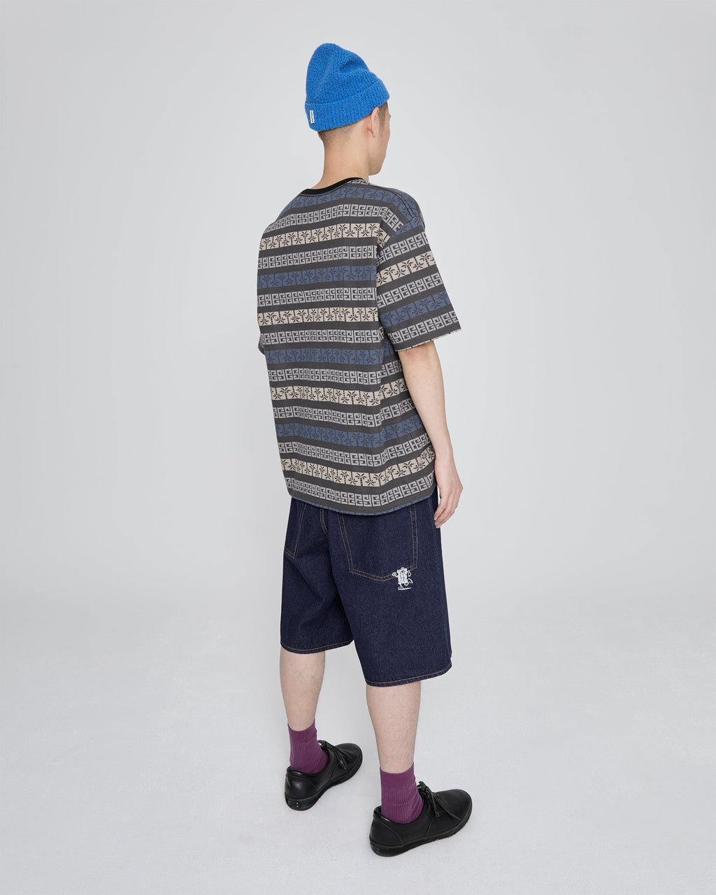 yeseyesee - Basal 5 Pockets Denim Shorts (Dark Indigo) product image 9 | TRAB K-Fashion Australia