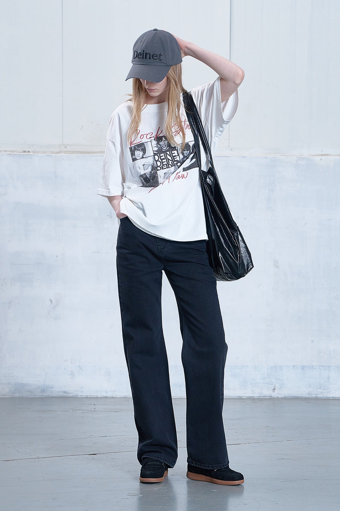 Deinet - Band Graphic T-Shirt (White) product image 5 | TRAB K-Fashion Australia