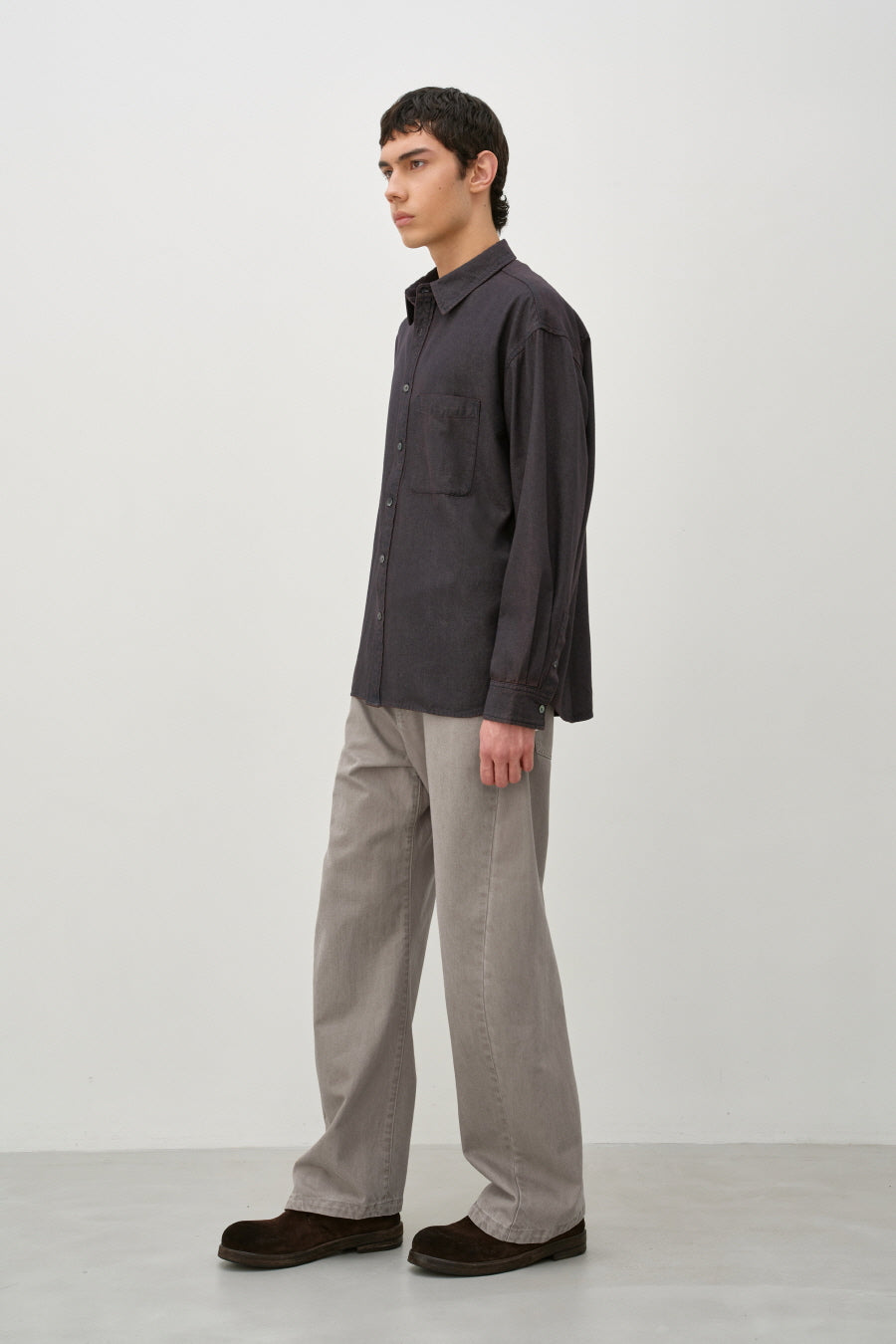 Insilence - Engineer Fit Denim Pants (Beige) product image 2 | TRAB K-Fashion Australia