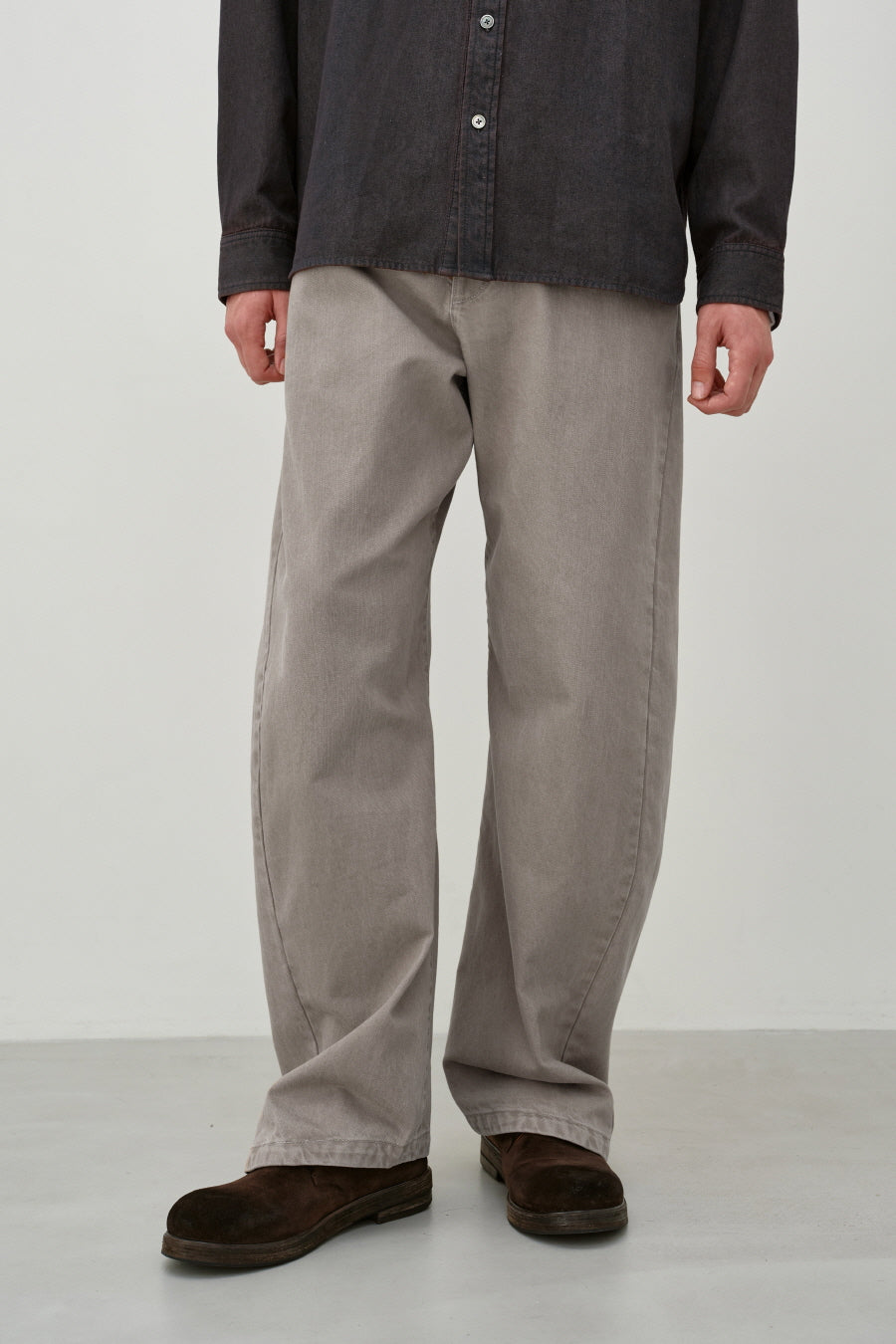 Insilence - Engineer Fit Denim Pants (Beige) product image 4 | TRAB K-Fashion Australia