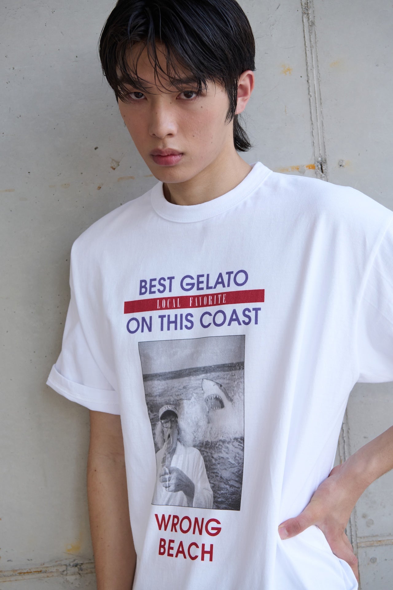 STU - Icecream T-shirt (White) product image 6 | TRAB K-Fashion Australia
