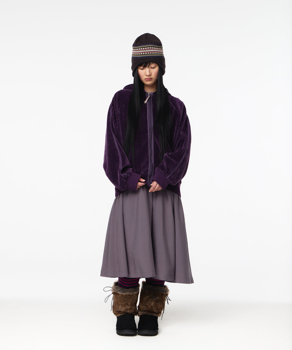 Coyseio - Velour Zip-Up Hoodie (Purple) product image 3 | TRAB K-Fashion Australia