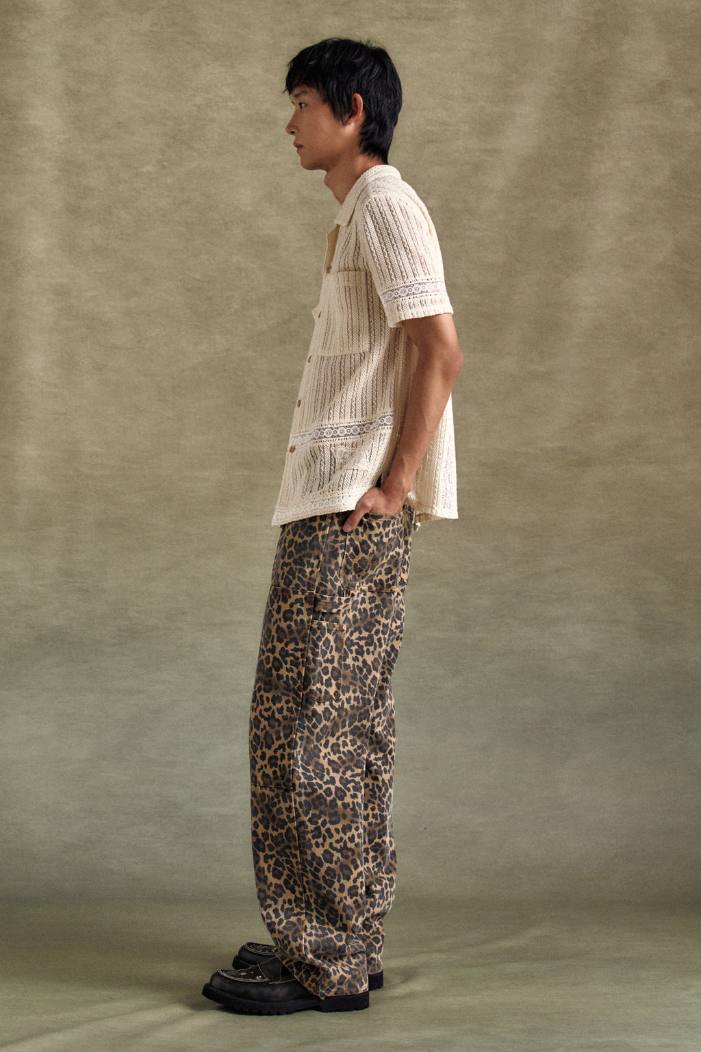 Andersson Bell - Jacquard Stripe Shirts (Ecru) product image 9 | TRAB K-Fashion Australia
