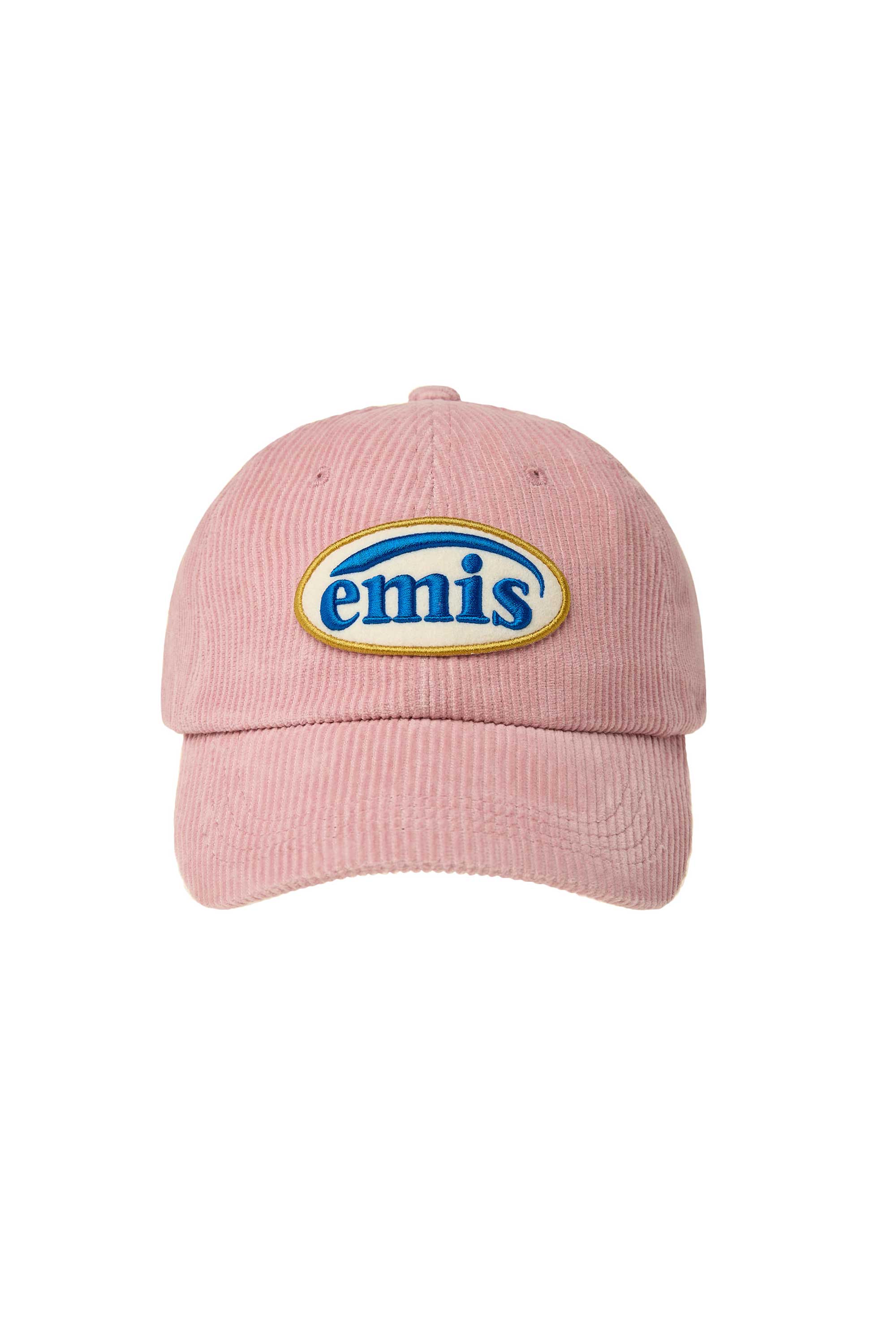 Emis - Corduroy Wappen Ball Cap (Renewal) (Pink) product image 1 | TRAB K-Fashion Australia