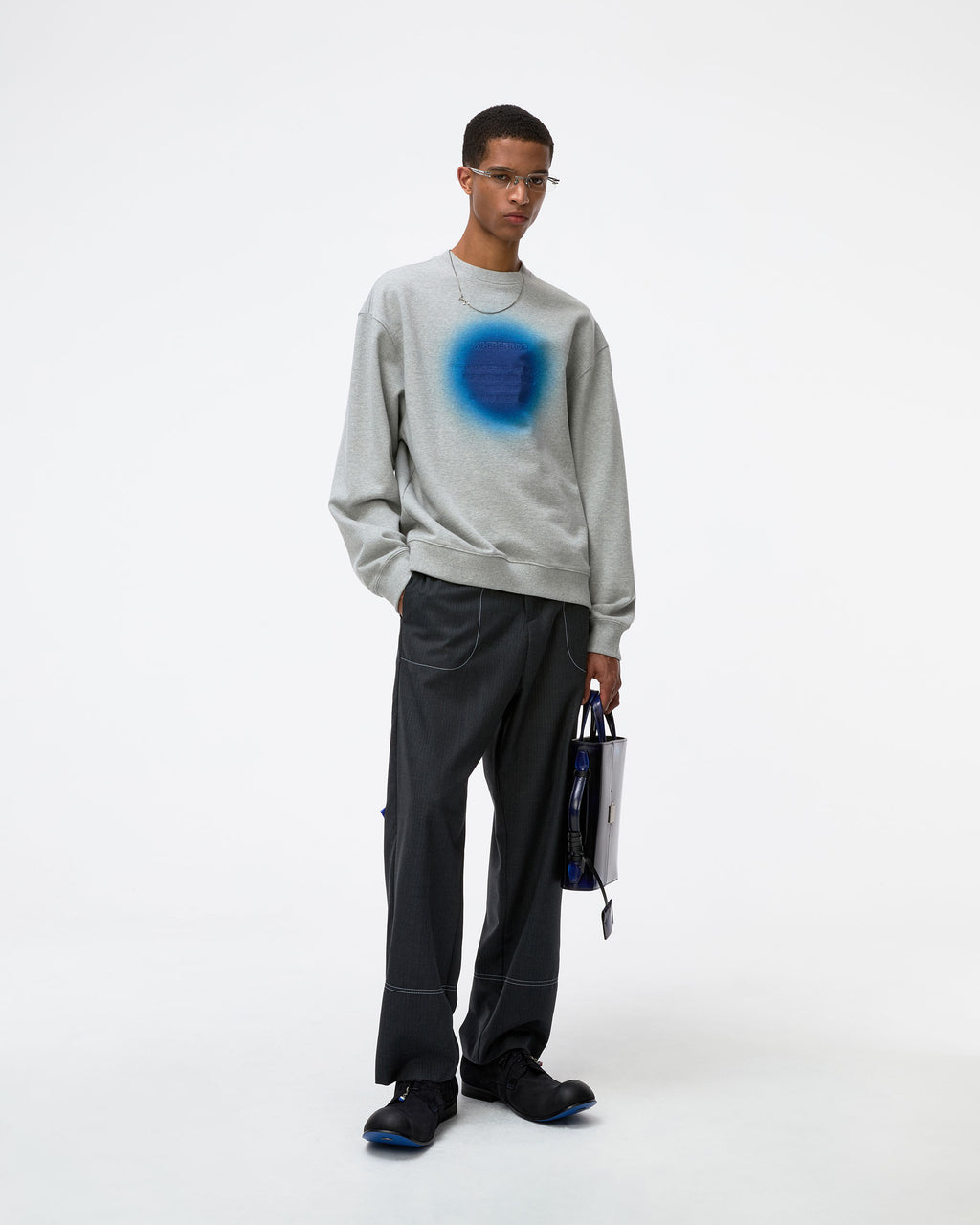Ader Error - Eternity Sweatshirt Product. 34 (Grey) product image 4 | TRAB K-Fashion Australia