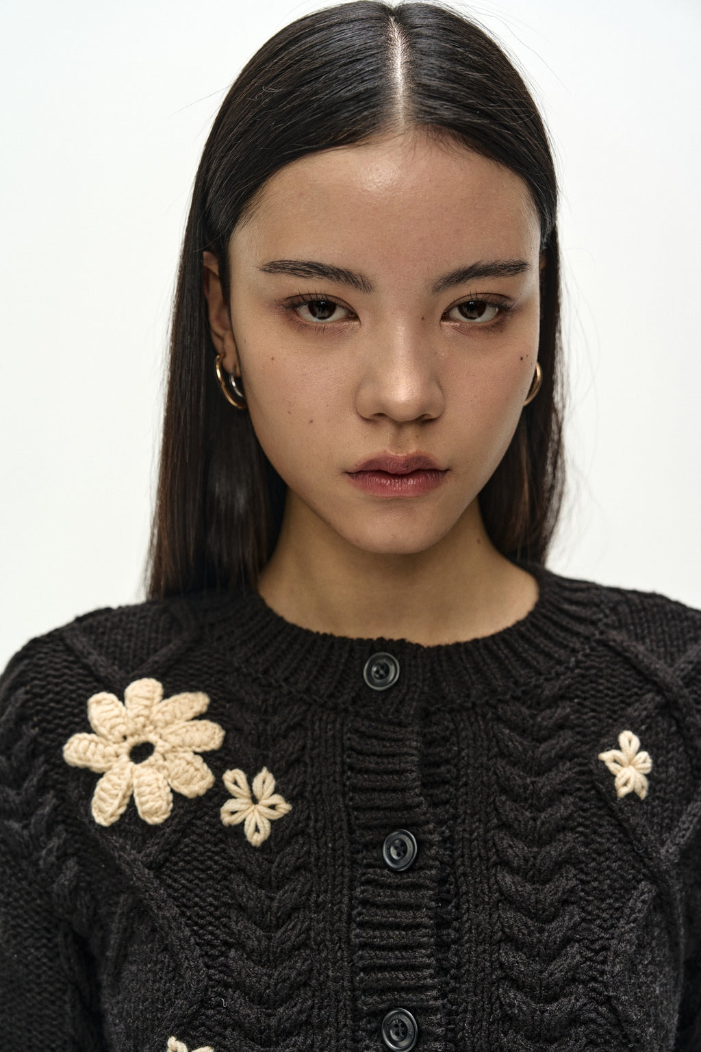 Andersson Bell - Fiori Camelia Cardigan (Black) product image 4 | TRAB K-Fashion Australia