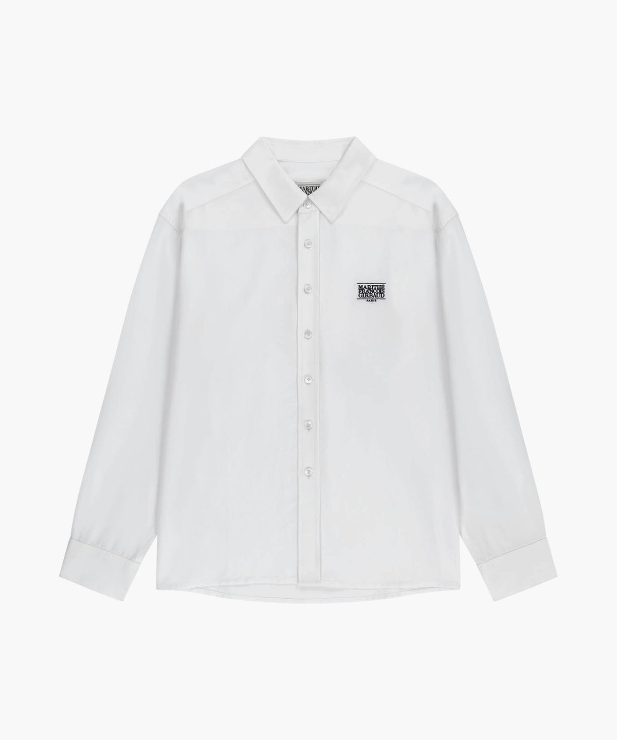 Marithe & Francois Girbaud - Classic Logo Linen Shirt (White) product image 6 | TRAB K-Fashion Australia