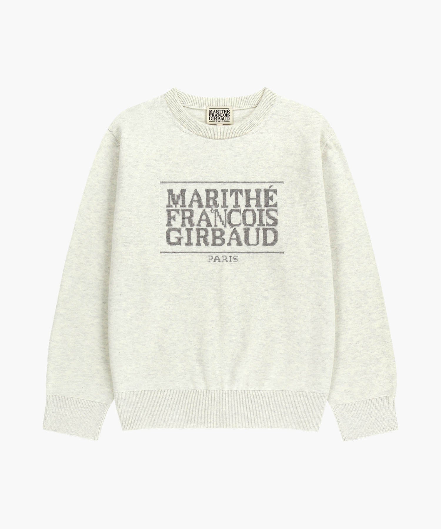 Marithe & Francois Girbaud - Classic Logo Knit Pullover (Ivory) product image 6 | TRAB K-Fashion Australia