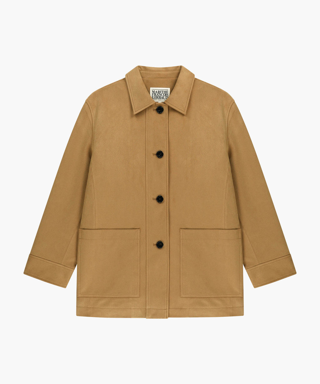 Marithe & Francois Girbaud - Faux Suede Collar Jacket (Camel) product image 6 | TRAB K-Fashion Australia