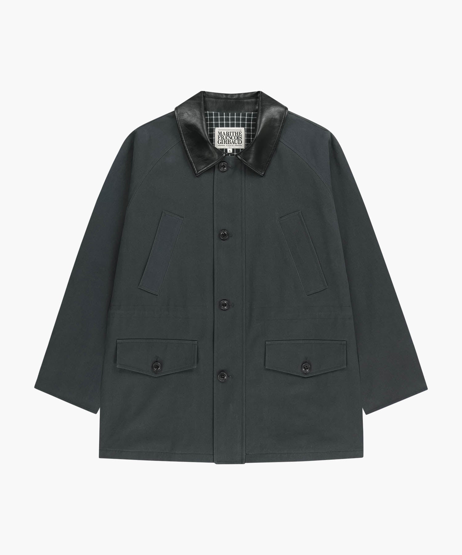 Marithe & Francois Girbaud - Cotton Washed Hunting Jacket (Charcoal) product image 6 | TRAB K-Fashion Australia