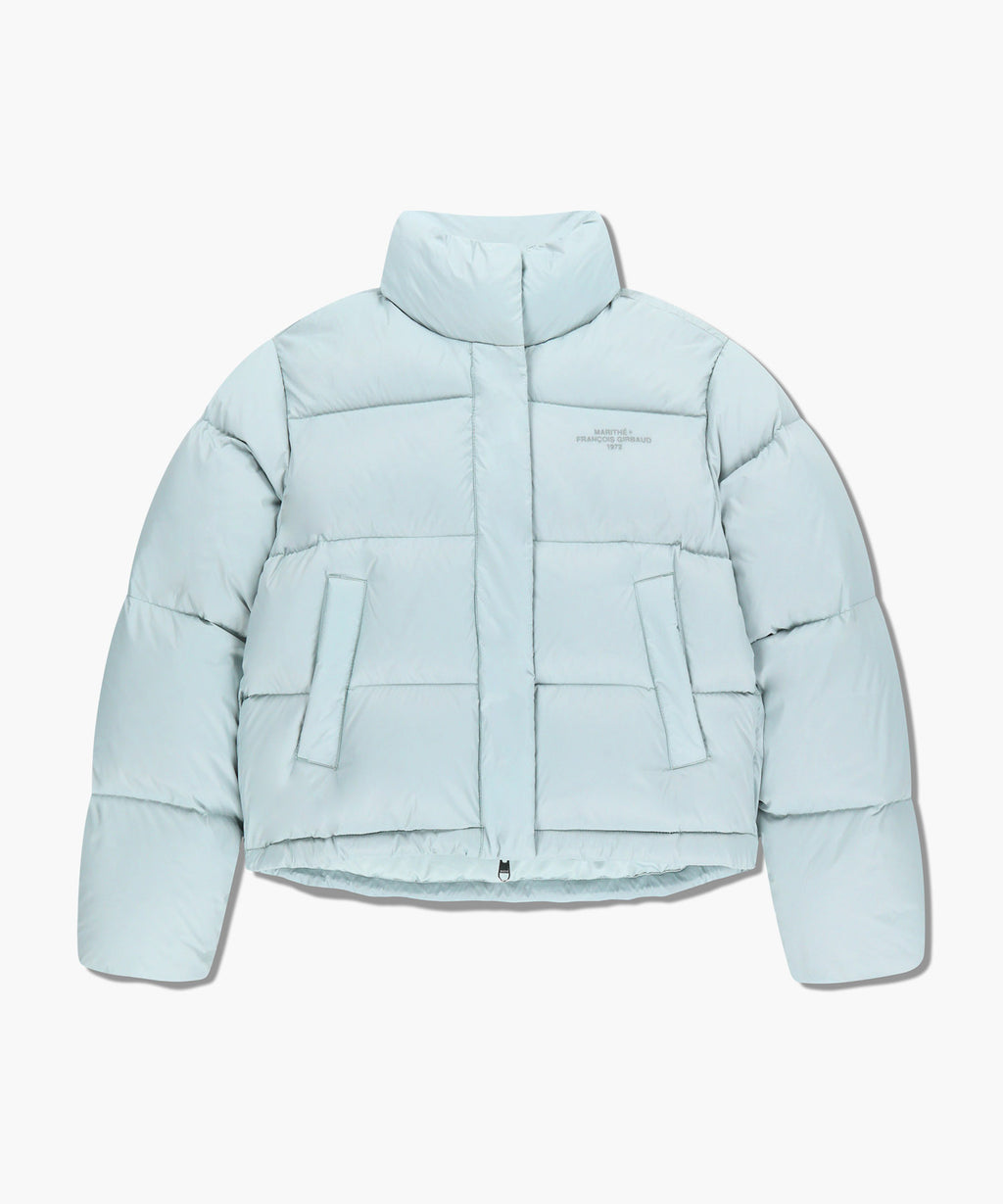 Marithe & Francois Girbaud - Basic Crop Down Jacket (Mint Gray) product image 6 | TRAB K-Fashion Australia
