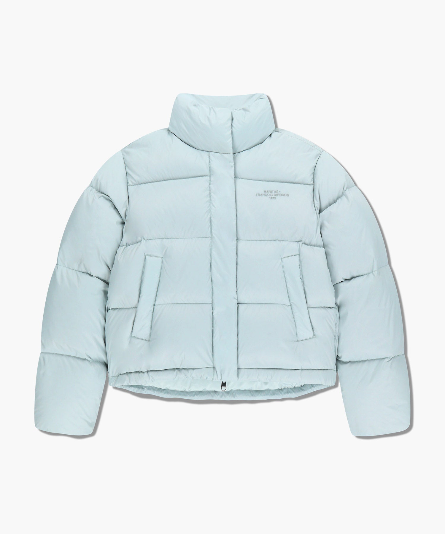 Marithe & Francois Girbaud - Basic Crop Down Jacket (Mint Gray) product image 6 | TRAB K-Fashion Australia