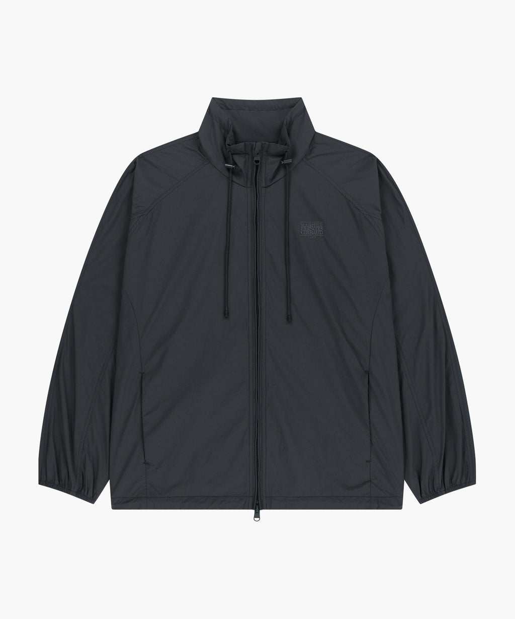 Marithe & Francois Girbaud - Highneck Packable Nylon Jacket (Charcoal) product image 6 | TRAB K-Fashion Australia