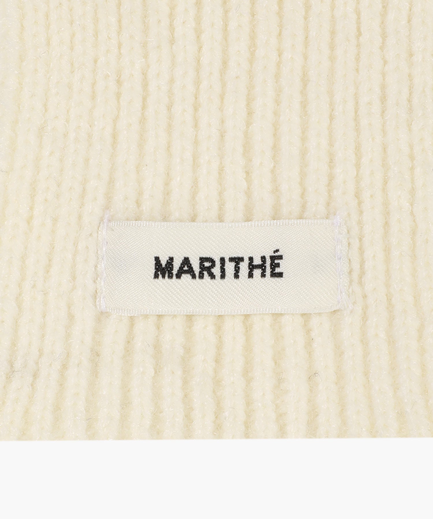 Marithe & Francois Girbaud - Regular Logo Muffler&glove (Cream) product image 6 | TRAB K-Fashion Australia