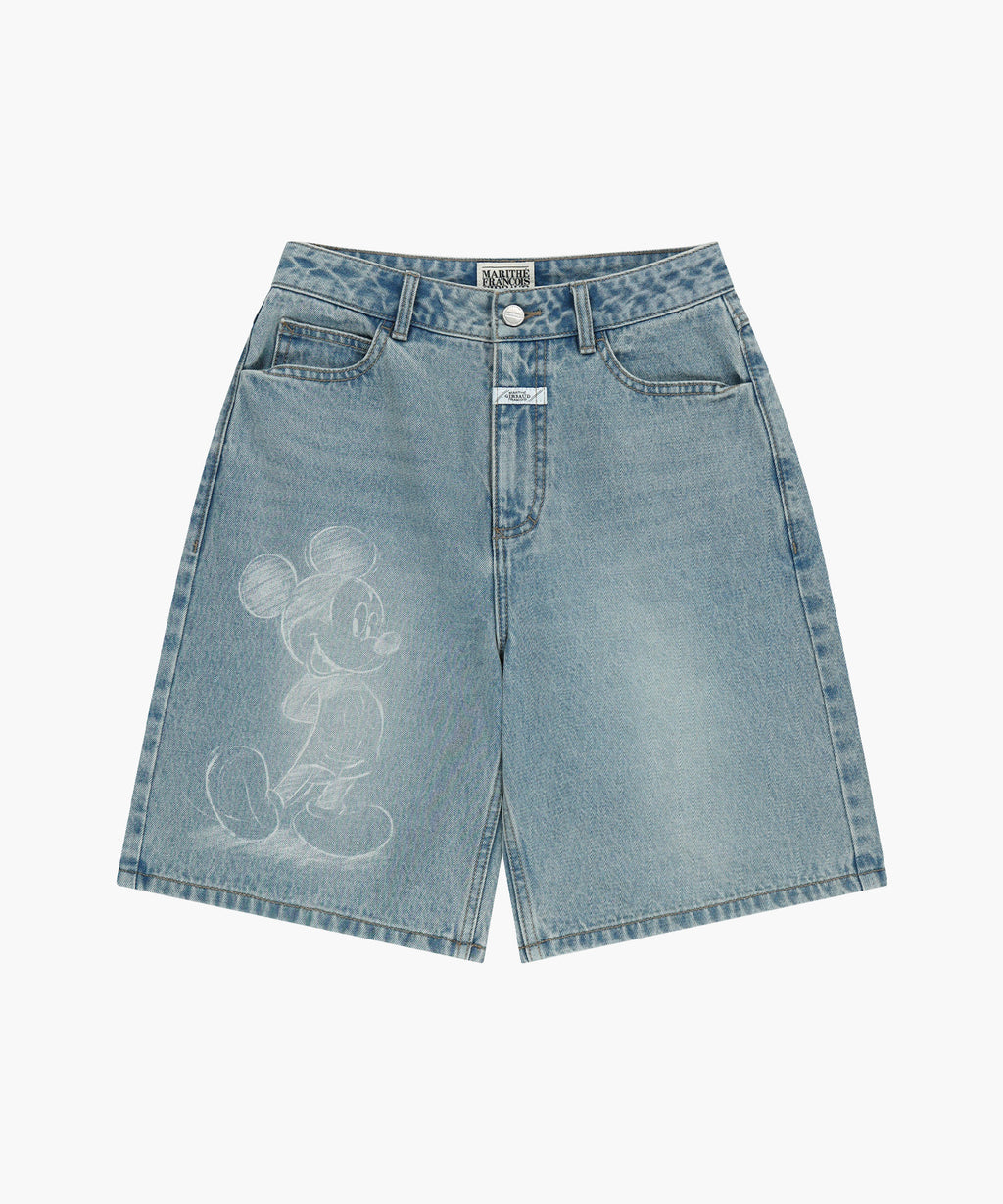 Marithe & Francois Girbaud - Mickey_w Bermuda Denim Pants (Light Blue) product image 6 | TRAB K-Fashion Australia