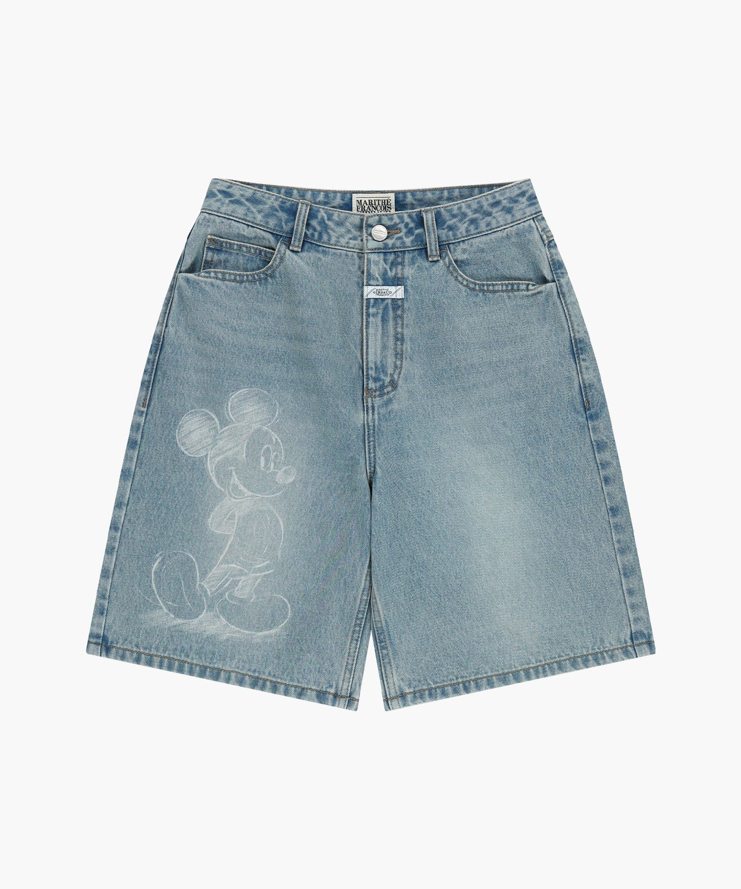 Marithe & Francois Girbaud - Mickey_w Bermuda Denim Pants (Light Blue) product image 6 | TRAB K-Fashion Australia
