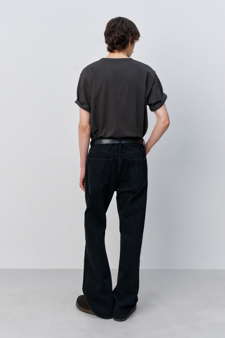 Insilence - Western Boots Graphic T-shirt (Vintage Black) product image 4 | TRAB K-Fashion Australia
