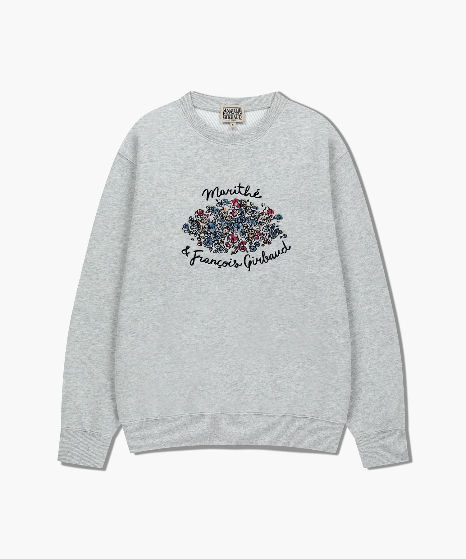 Marithe & Francois Girbaud - Bouquet Graphic Sweatshirt (Light Heather Gray) product image 6 | TRAB K-Fashion Australia