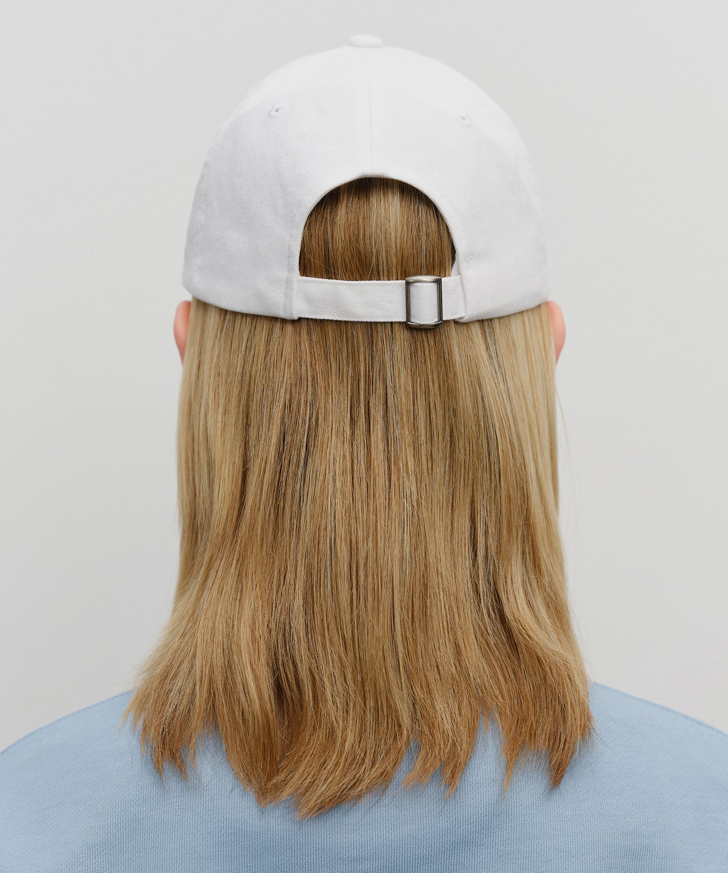 Marithe & Francois Girbaud - Lettering Logo Ball Cap (White) product image 6 | TRAB K-Fashion Australia