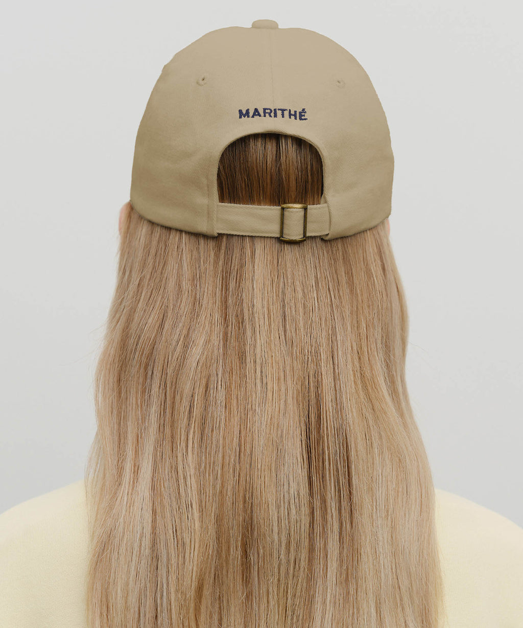 Marithe & Francois Girbaud - Doodle Bear Cap (Dark Beige) product image 6 | TRAB K-Fashion Australia