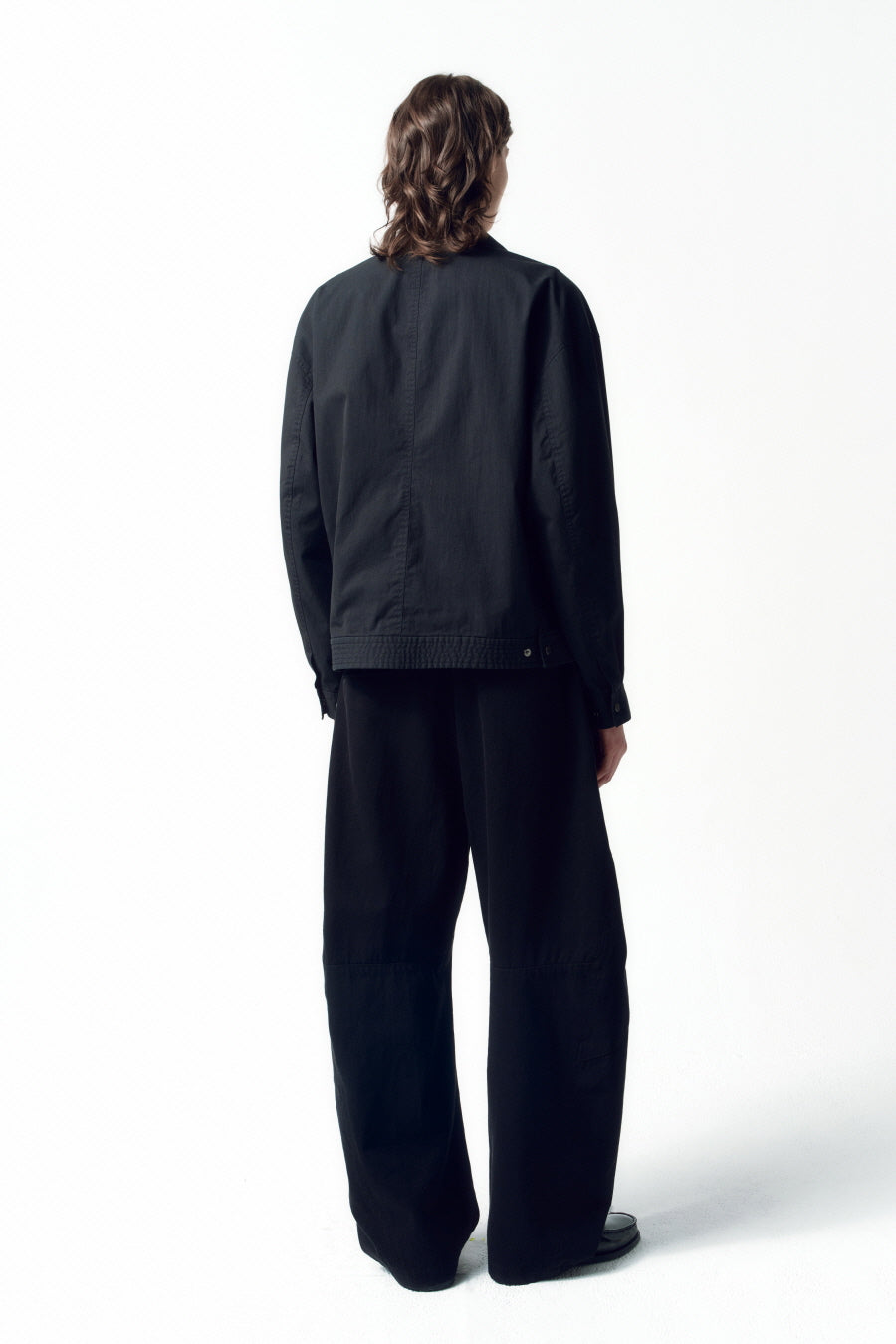 Insilence - Washed Cotton Studded Jumper (Washed Black) product image 5 | TRAB K-Fashion Australia