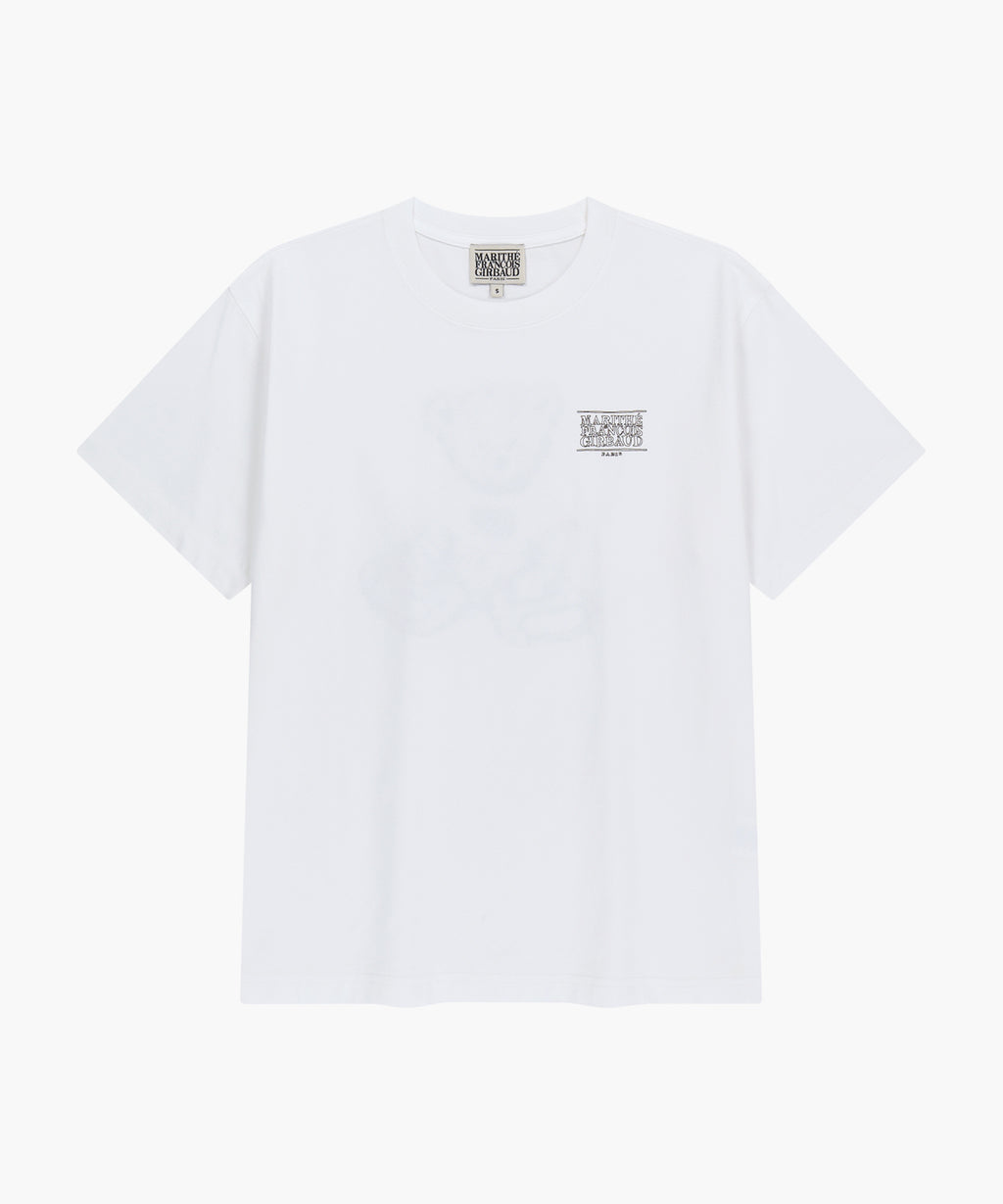 Marithe & Francois Girbaud - Doodle Bear Tee (White) product image 6 | TRAB K-Fashion Australia