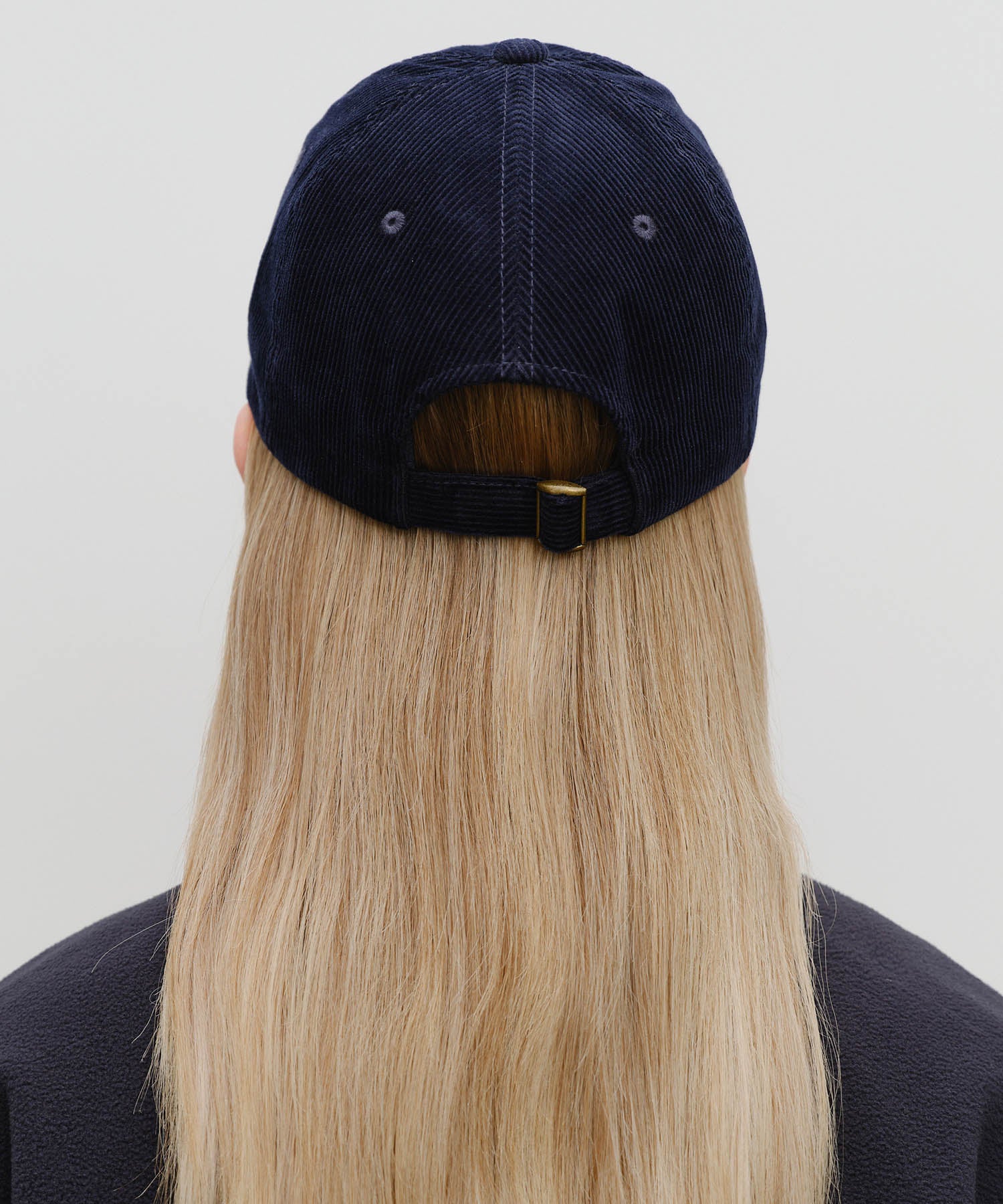 Marithe & Francois Girbaud - Logo Corduroy Covered Cap (Navy) product image 6 | TRAB K-Fashion Australia