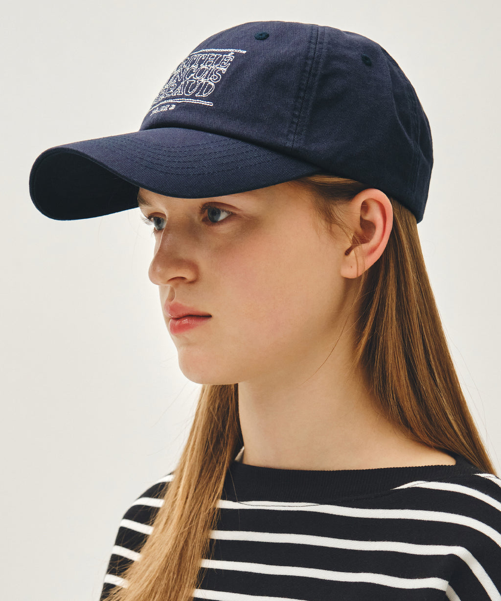 Marithe & Francois Girbaud - Doodle Classic Logo Covered Cap (Navy) product image 6 | TRAB K-Fashion Australia