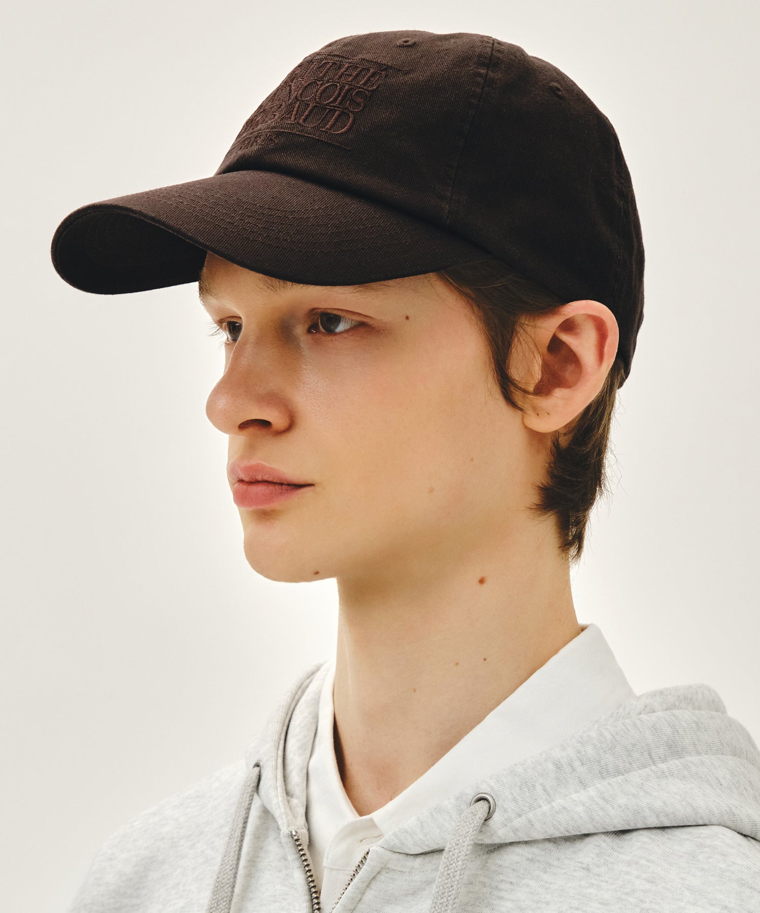 Marithe & Francois Girbaud - Classic Logo Covered Cap (Dark Brown) product image 6 | TRAB K-Fashion Australia