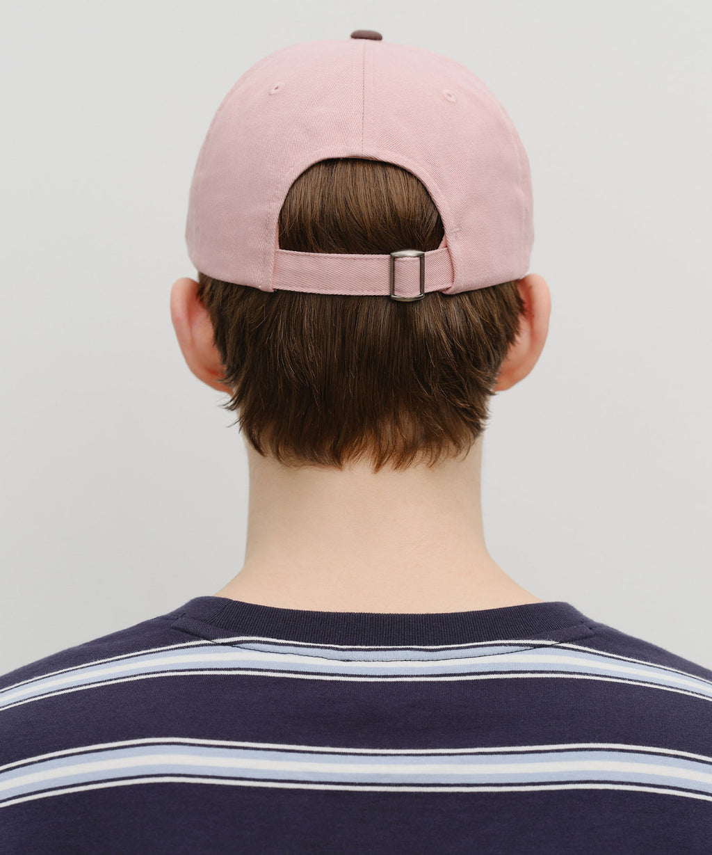 Marithe & Francois Girbaud - Classic Logo 6panel Color Block Cap (Dark Brown) product image 6 | TRAB K-Fashion Australia
