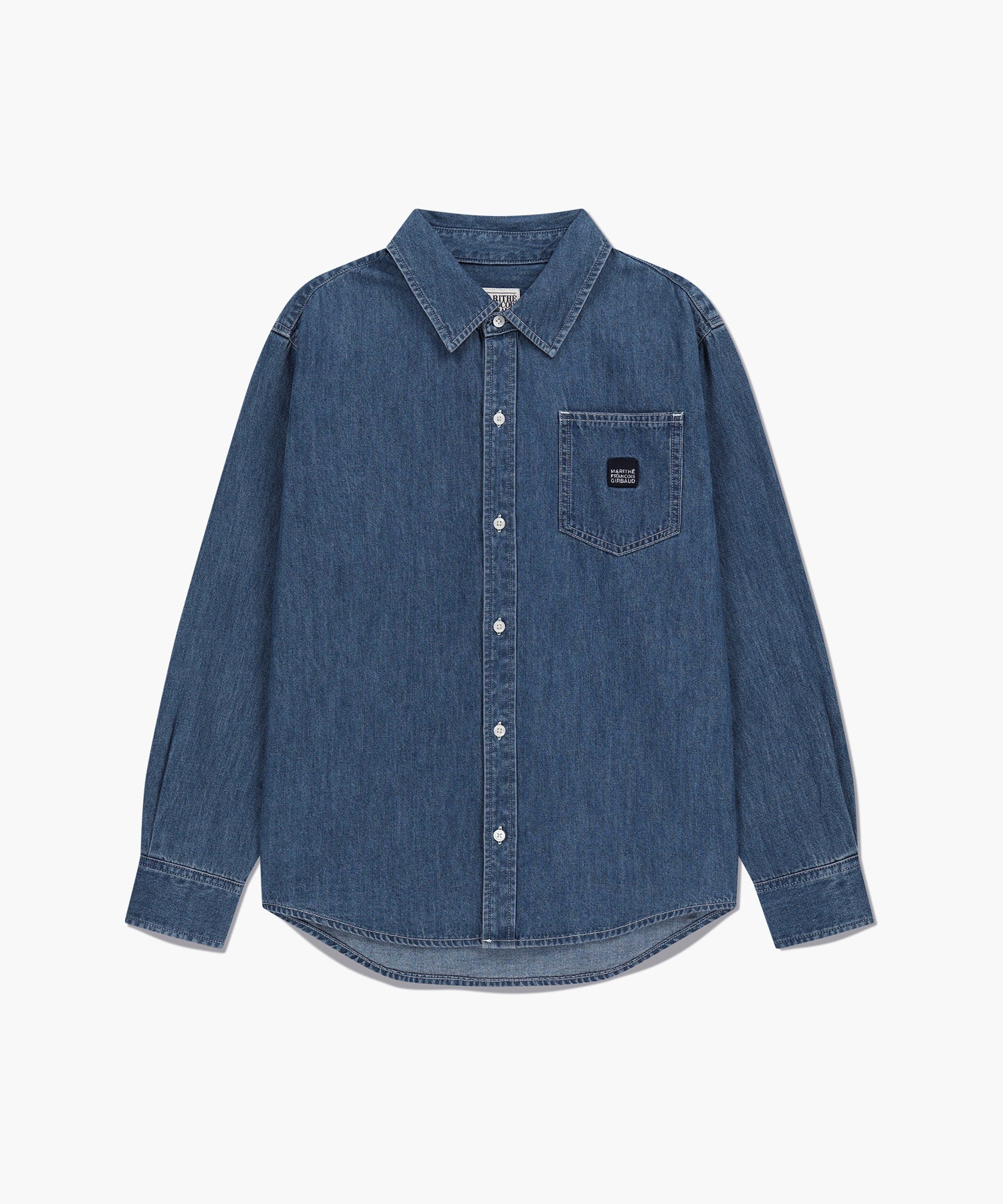 Marithe & Francois Girbaud - Logo Denim Shirt (Blue) product image 6 | TRAB K-Fashion Australia