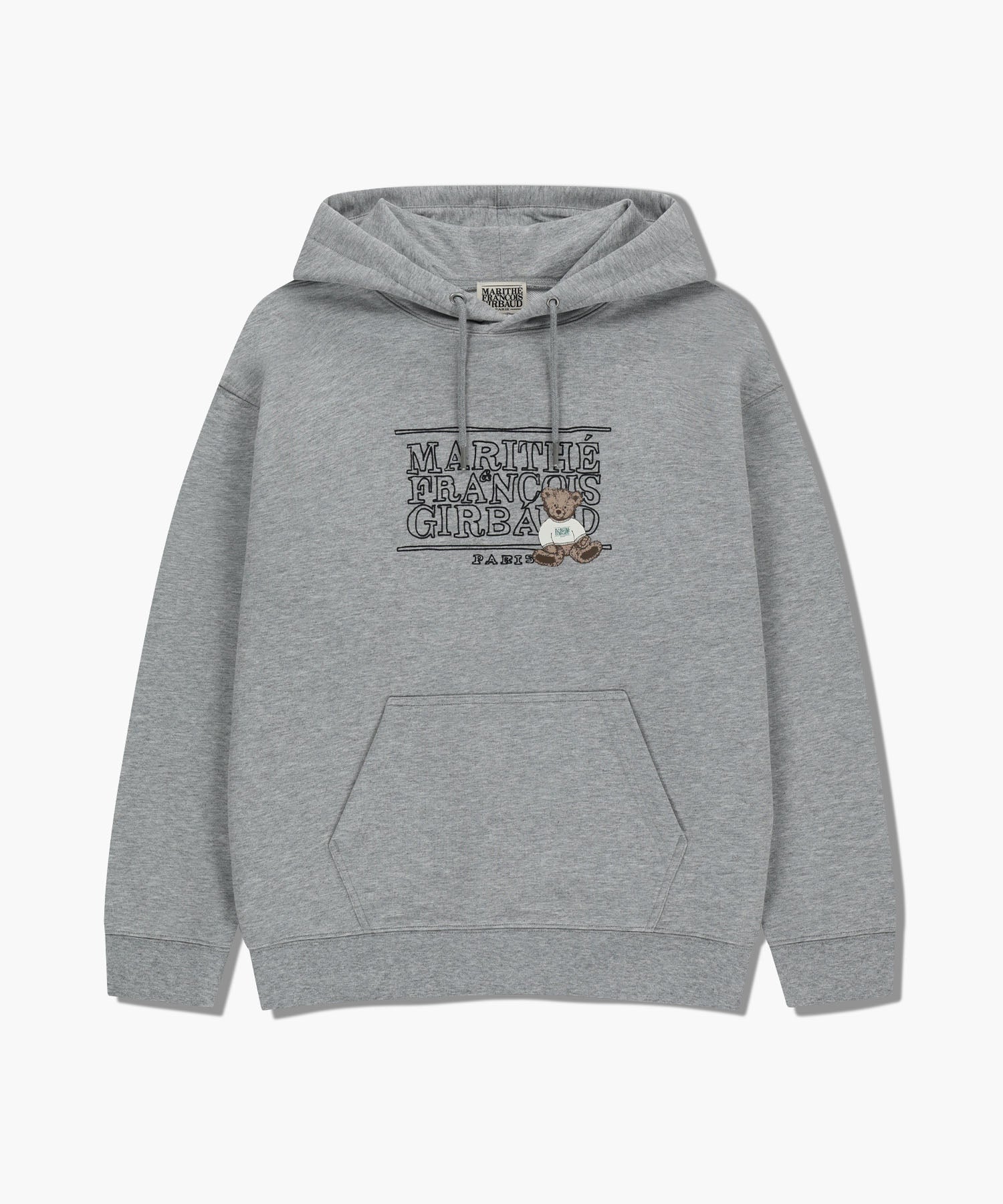 Marithe & Francois Girbaud - Doodle Classic Bear Hoodie (Heather Gray) product image 6 | TRAB K-Fashion Australia