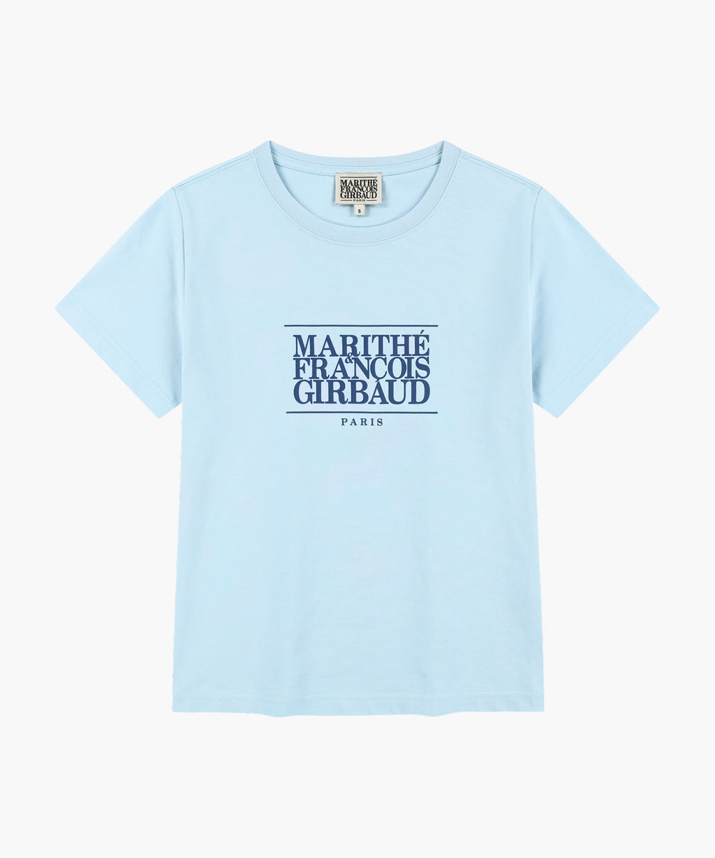 Marithe & Francois Girbaud - Classic Logo Tee (Ice Blue) product image 6 | TRAB K-Fashion Australia