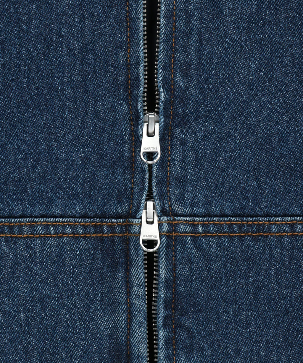 Marithe & Francois Girbaud - Denim Hoodie Jacket (Blue) product image 6 | TRAB K-Fashion Australia