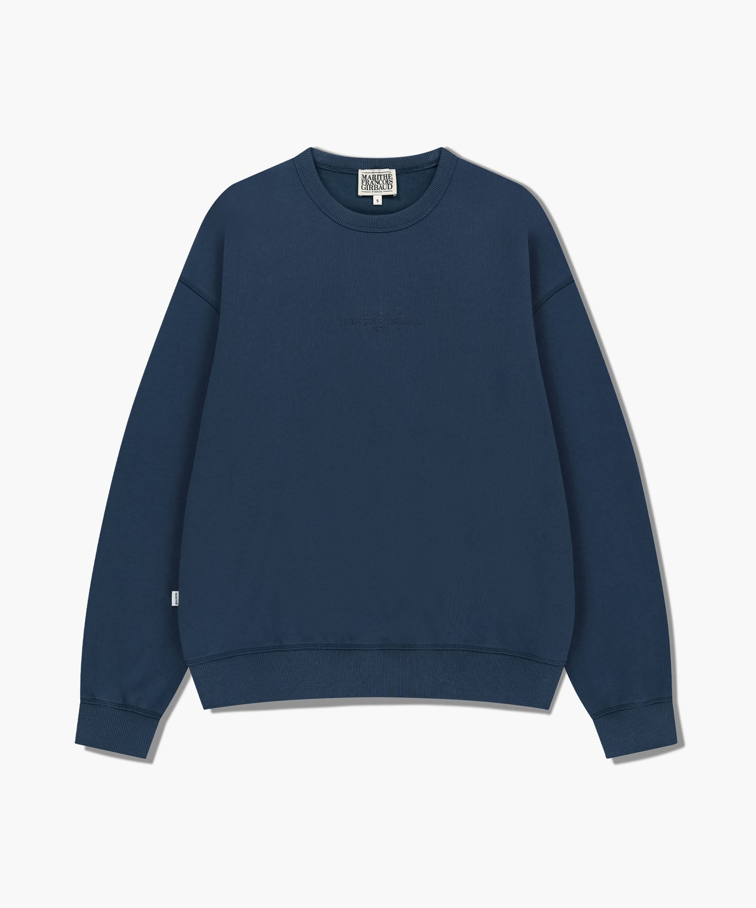 Marithe & Francois Girbaud - Lettering Logo Over Fit Sweatshirt (Blue) product image 6 | TRAB K-Fashion Australia