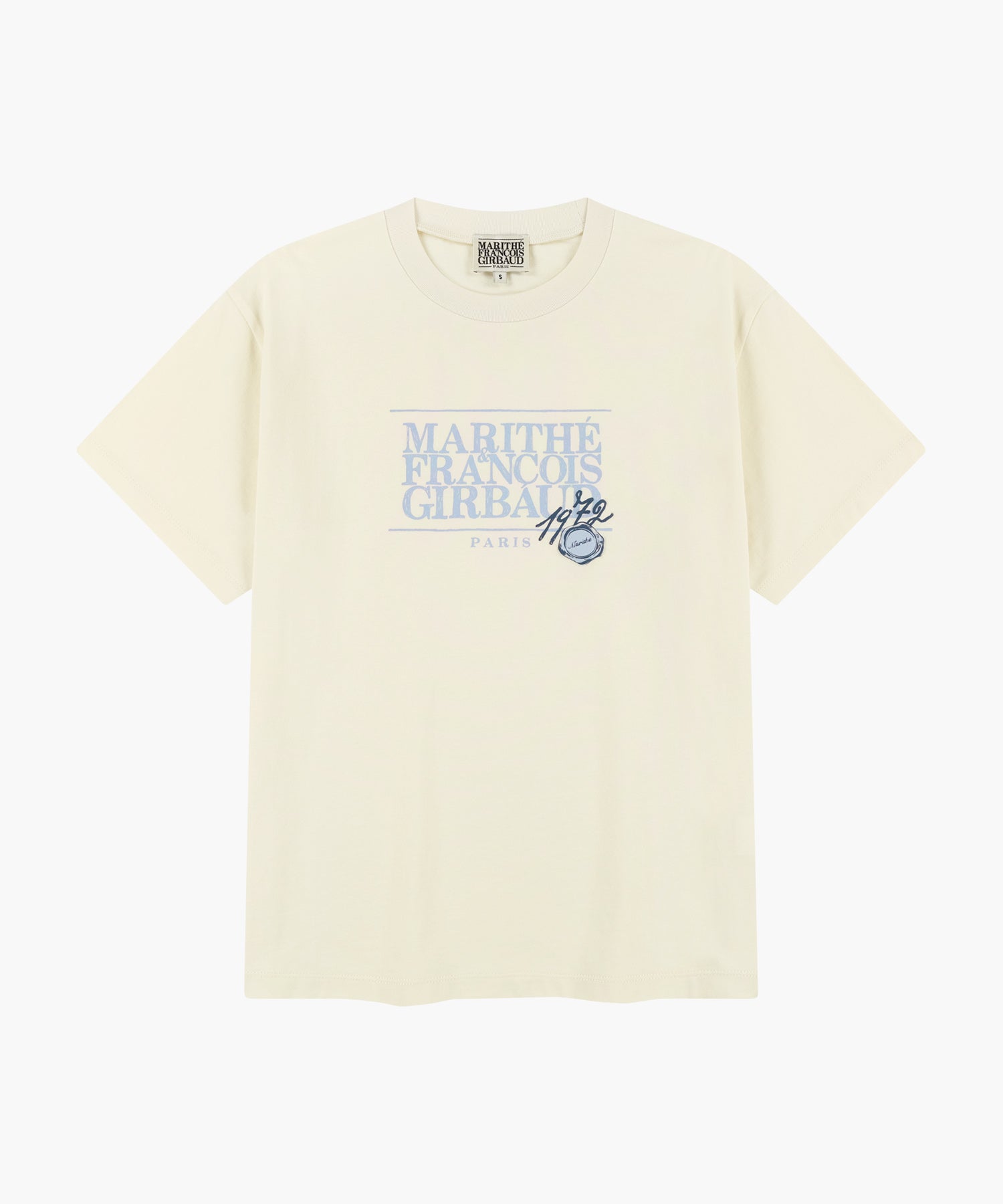 Marithe & Francois Girbaud - Stamp Classic Logo Tee (Cream) product image 6 | TRAB K-Fashion Australia
