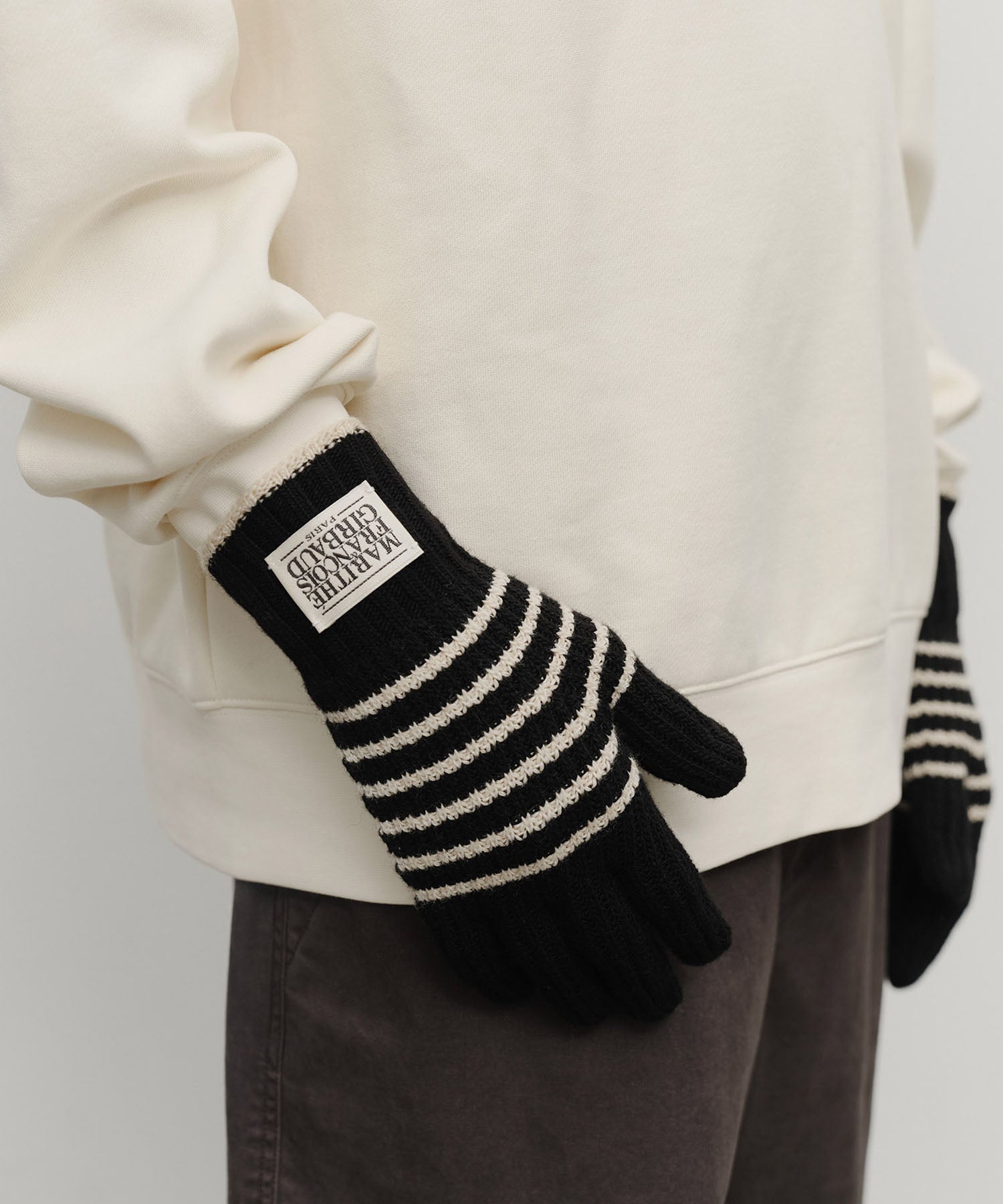 Marithe & Francois Girbaud - Classic Logo Glove (Black) product image 6 | TRAB K-Fashion Australia