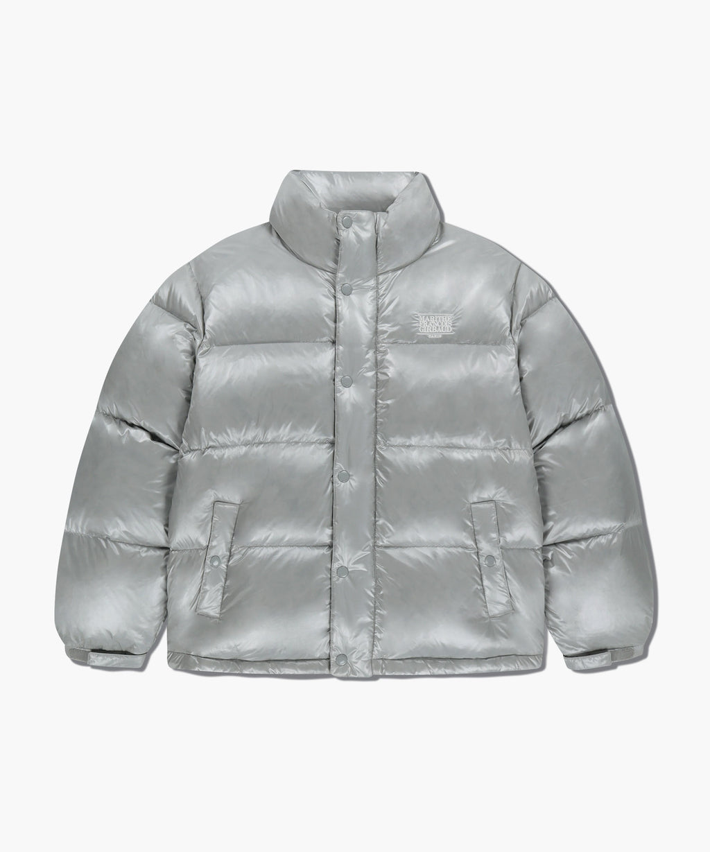 Marithe & Francois Girbaud - Glossy Down Jacket (Light Gray) product image 6 | TRAB K-Fashion Australia