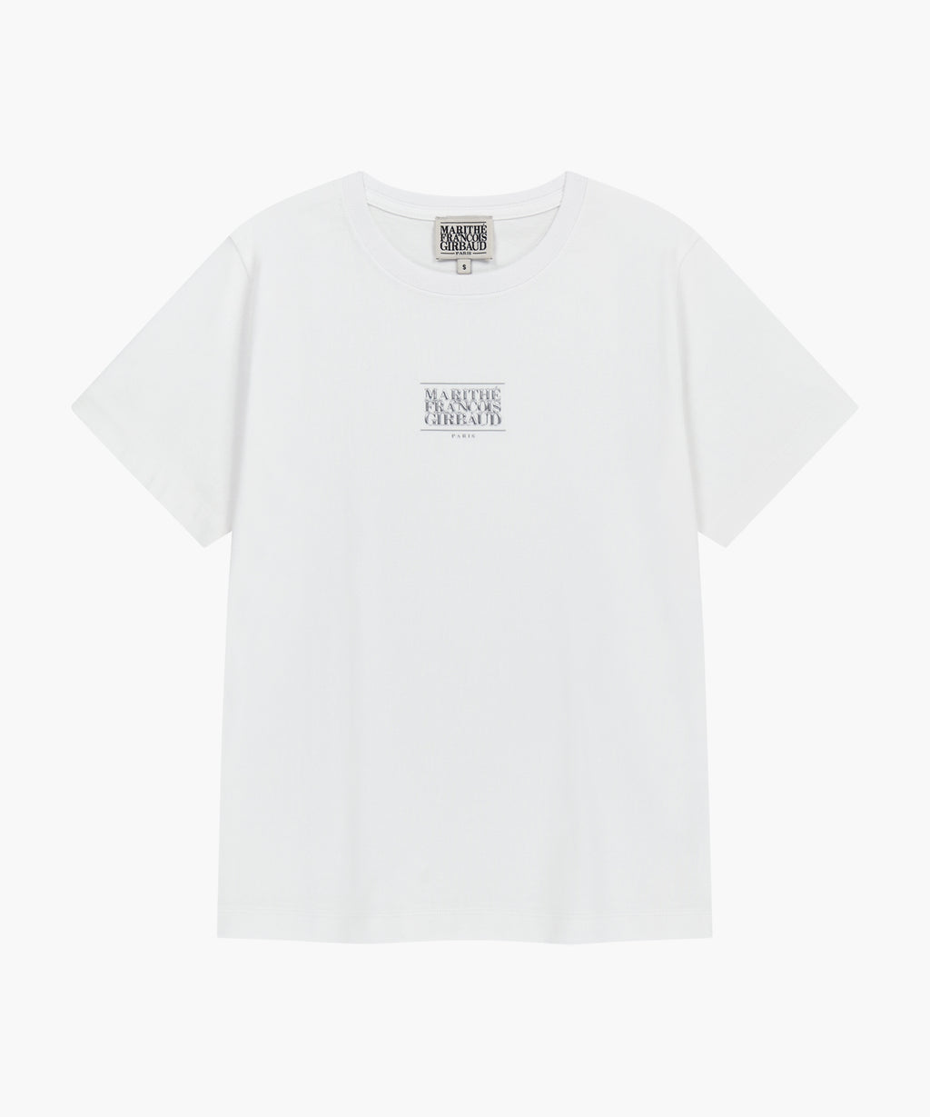 Marithe & Francois Girbaud - Small Classic Logo Tee (White) product image 6 | TRAB K-Fashion Australia